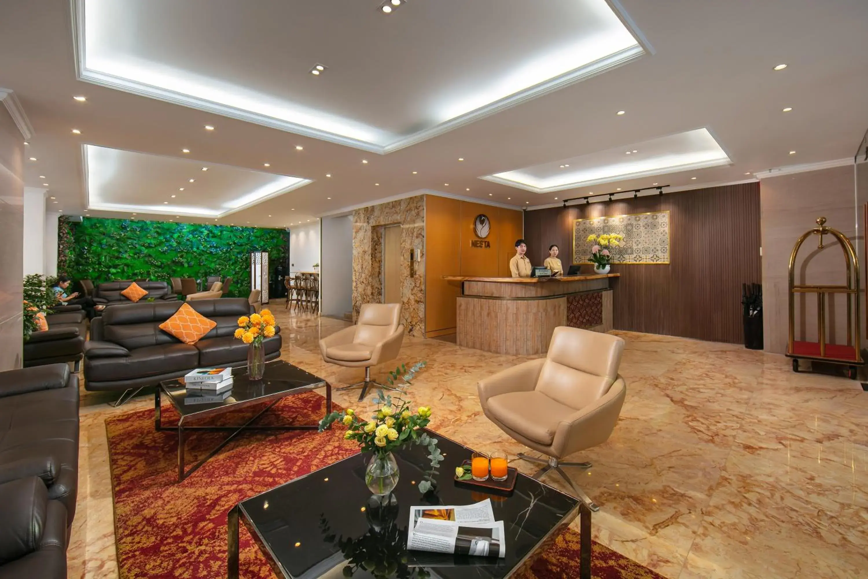 Lobby or reception in Nesta Hotel Saigon Lobby or reception in Nesta Hotel Saigon