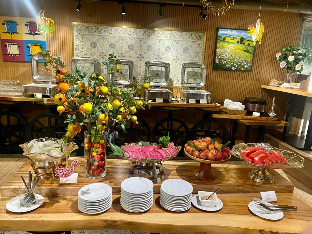 Buffet breakfast in Nesta Hotel Saigon