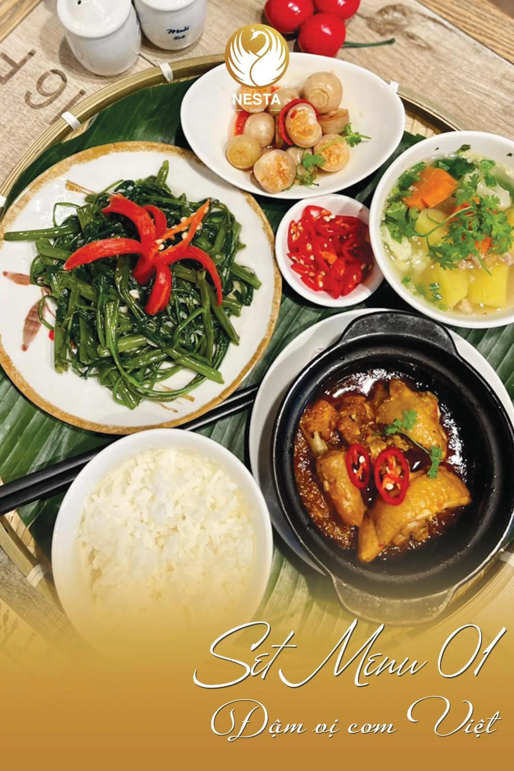 Food in Nesta Hotel Saigon