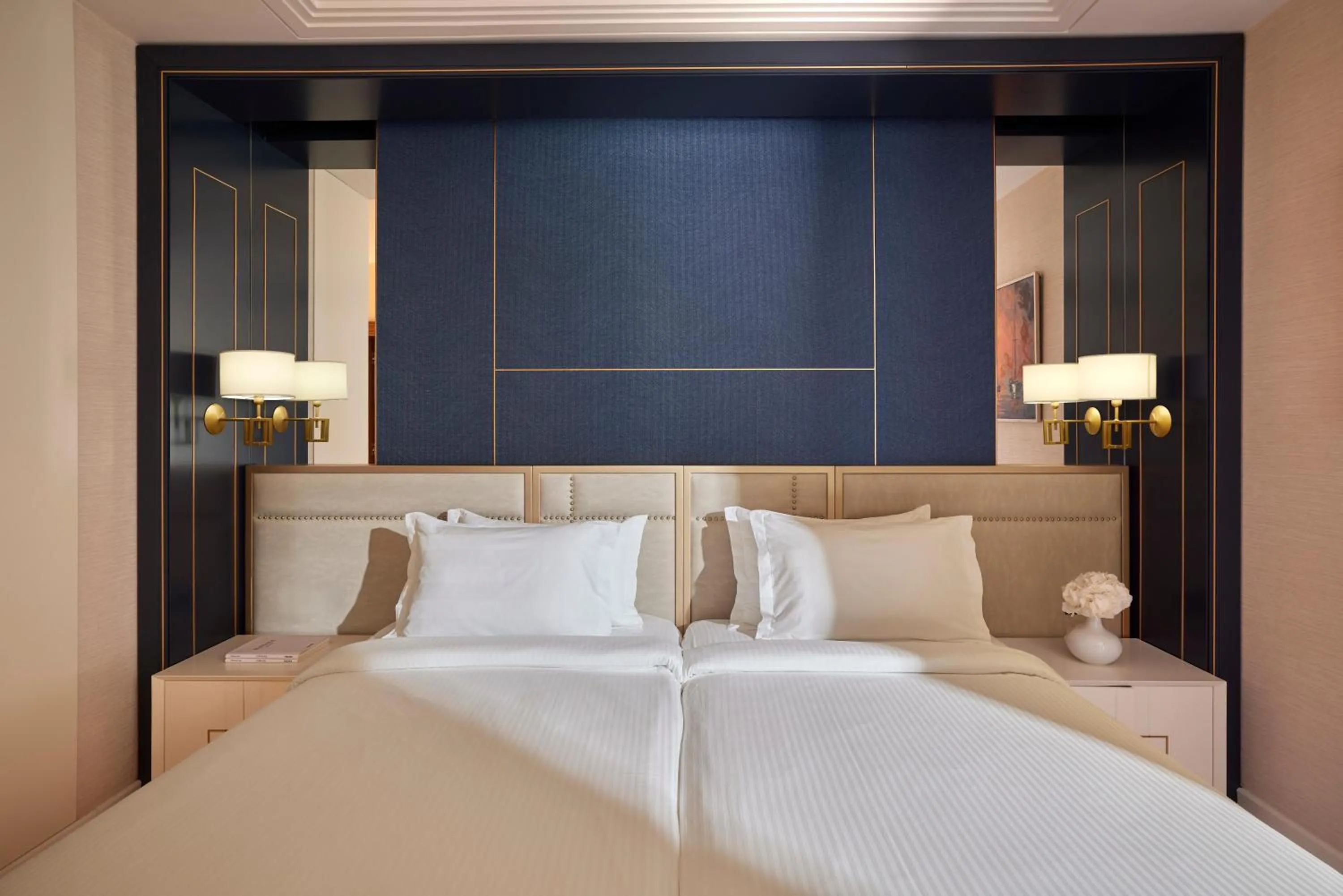 Bed in Pomegranate Wellness Spa Hotel