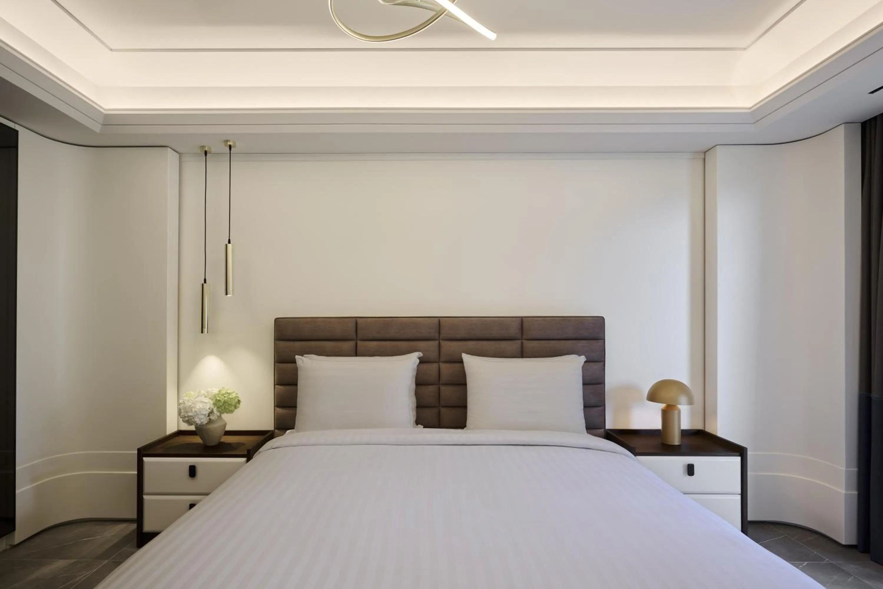 Bed in Pomegranate Wellness Spa Hotel