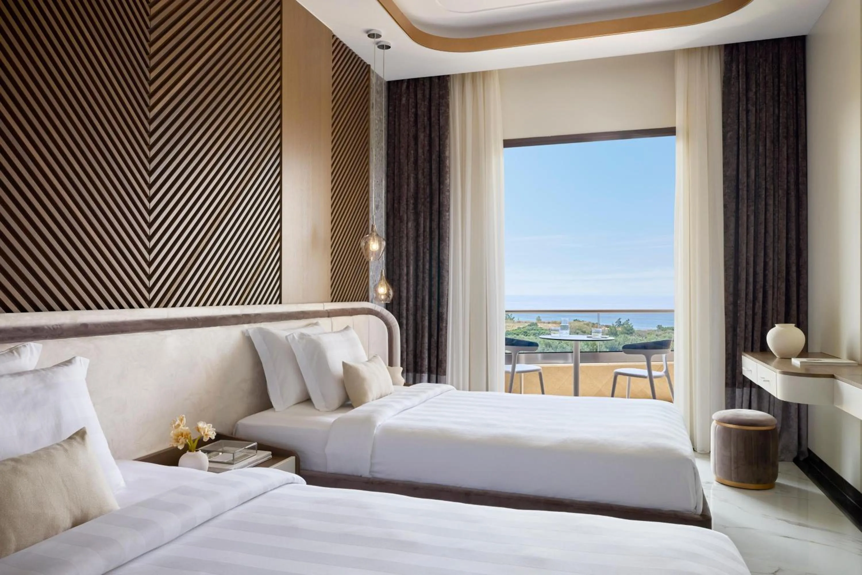 Bed in Pomegranate Wellness Spa Hotel