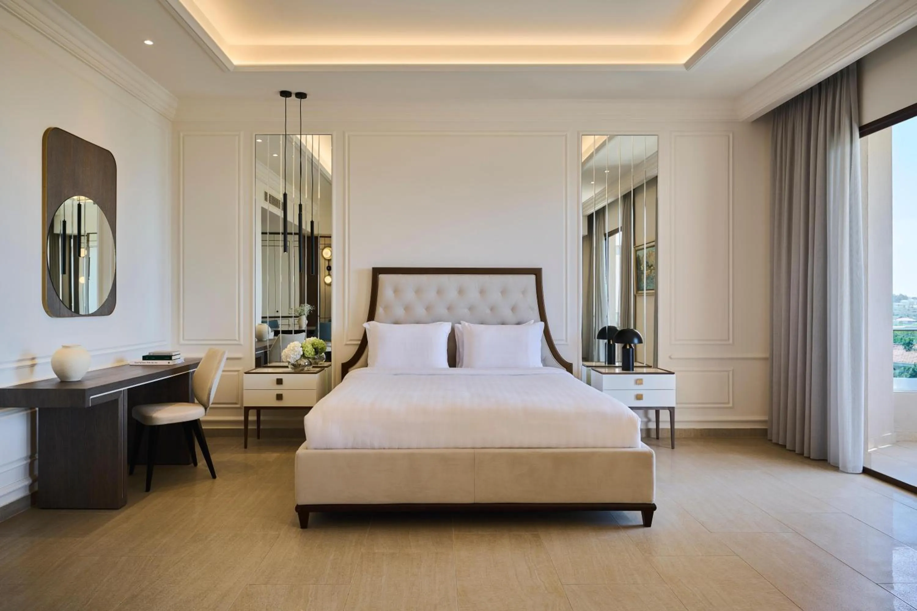 Bed in Pomegranate Wellness Spa Hotel