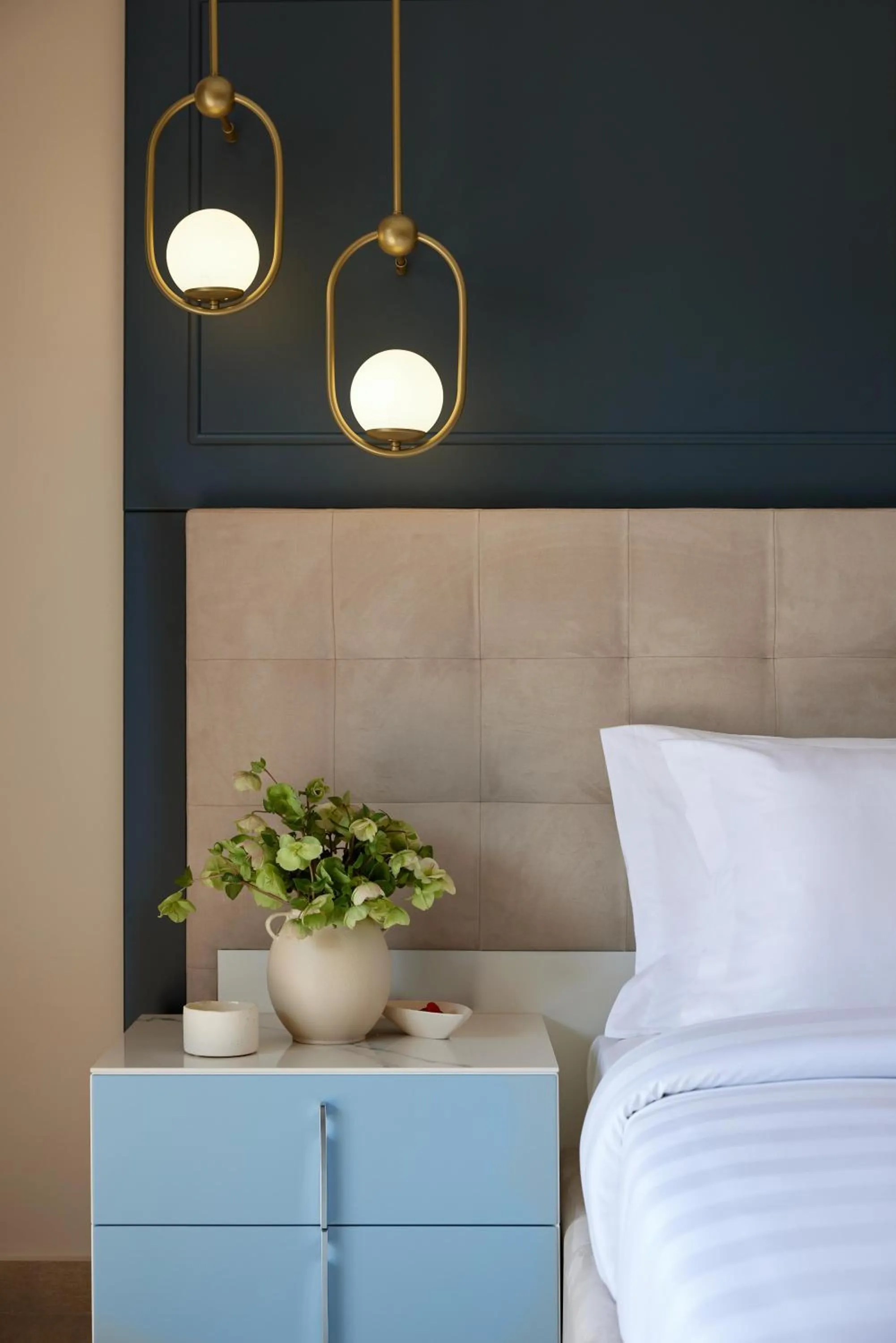 Bed in Pomegranate Wellness Spa Hotel