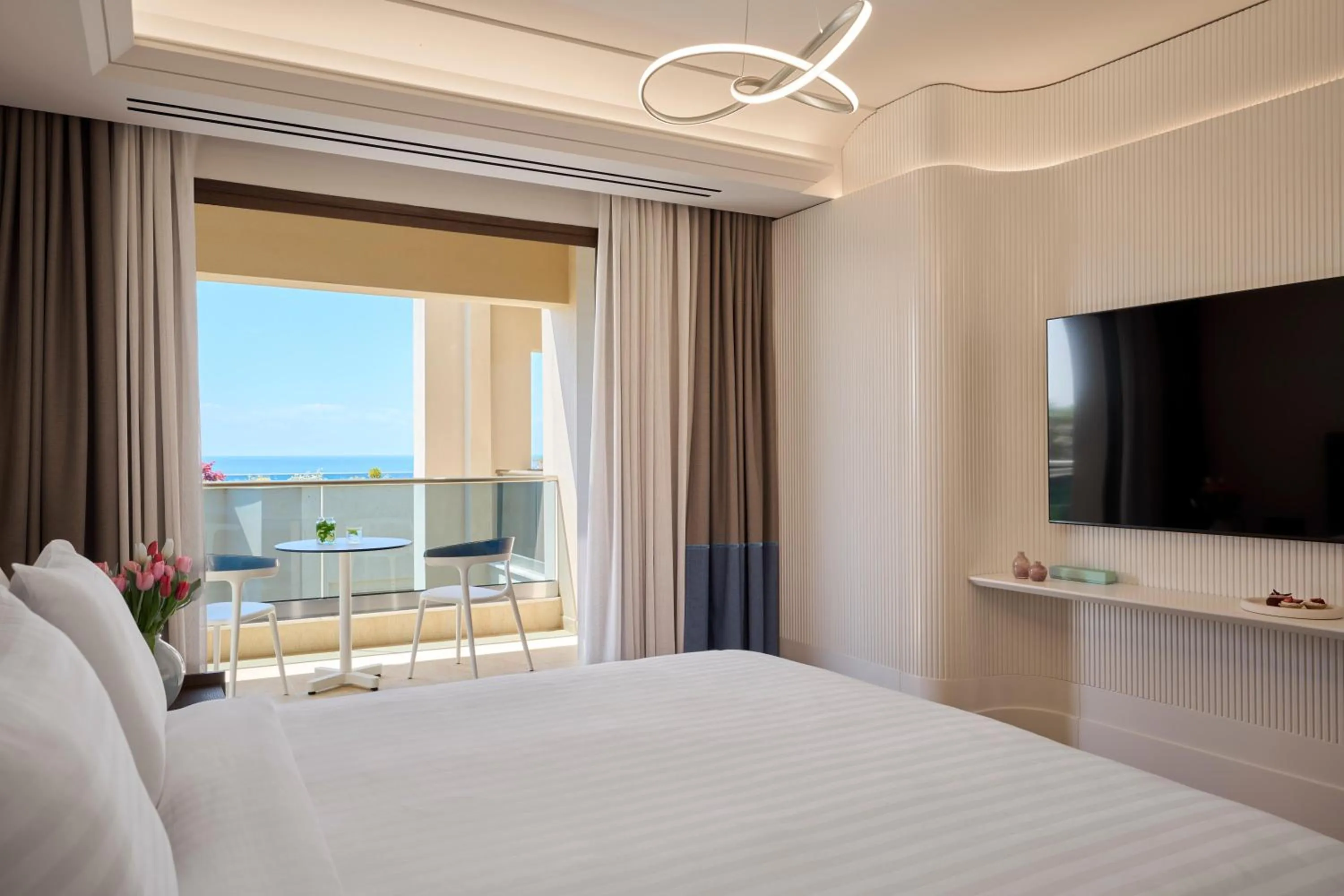 Bed in Pomegranate Wellness Spa Hotel