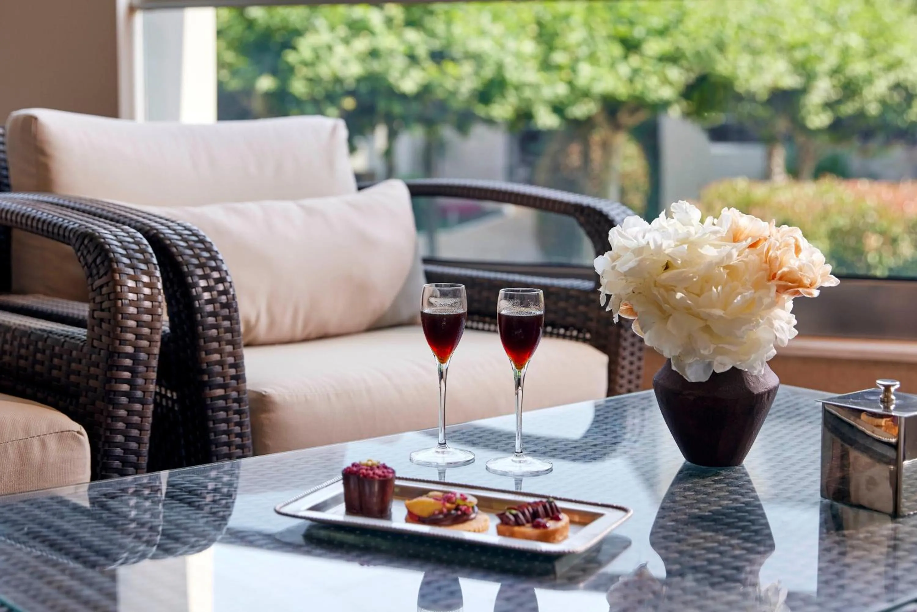 Balcony/Terrace in Pomegranate Wellness Spa Hotel