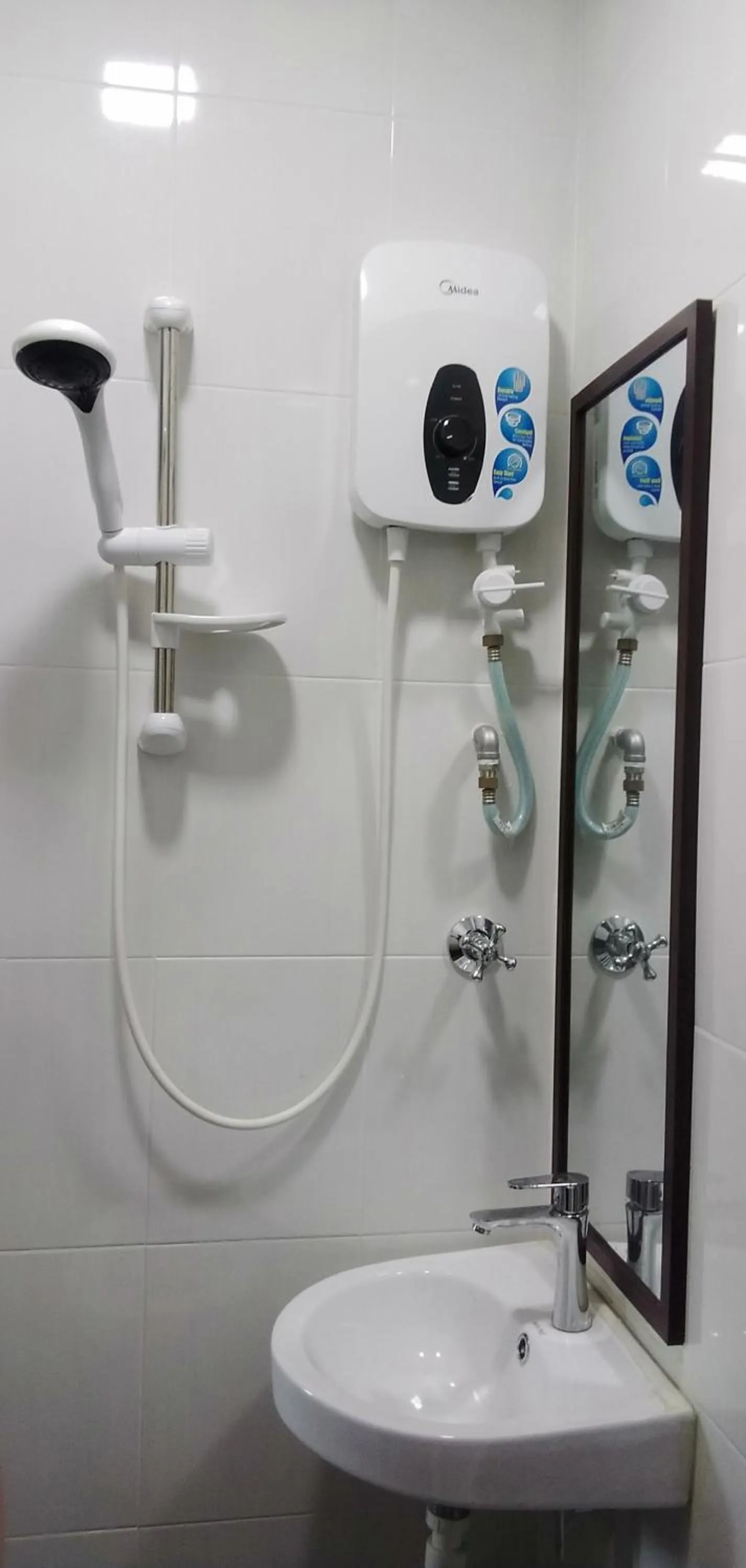 Shower in Purple Dream Home