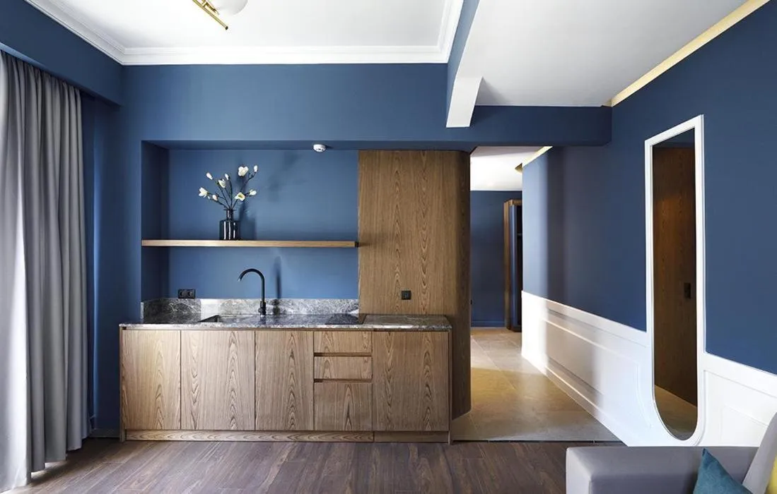 Kitchen or kitchenette in Roomore Apartments