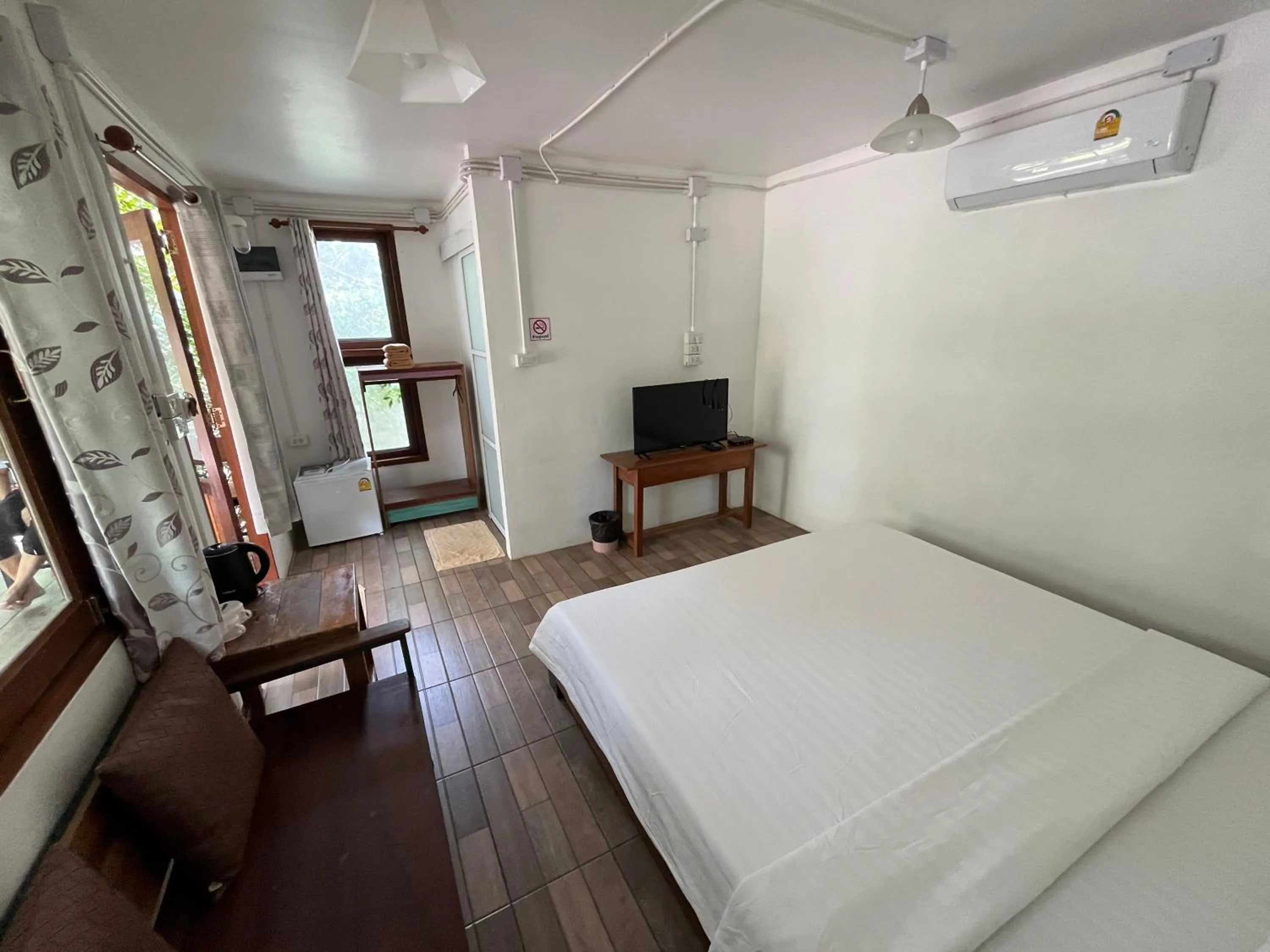 Bed in Sangkaset Resort
