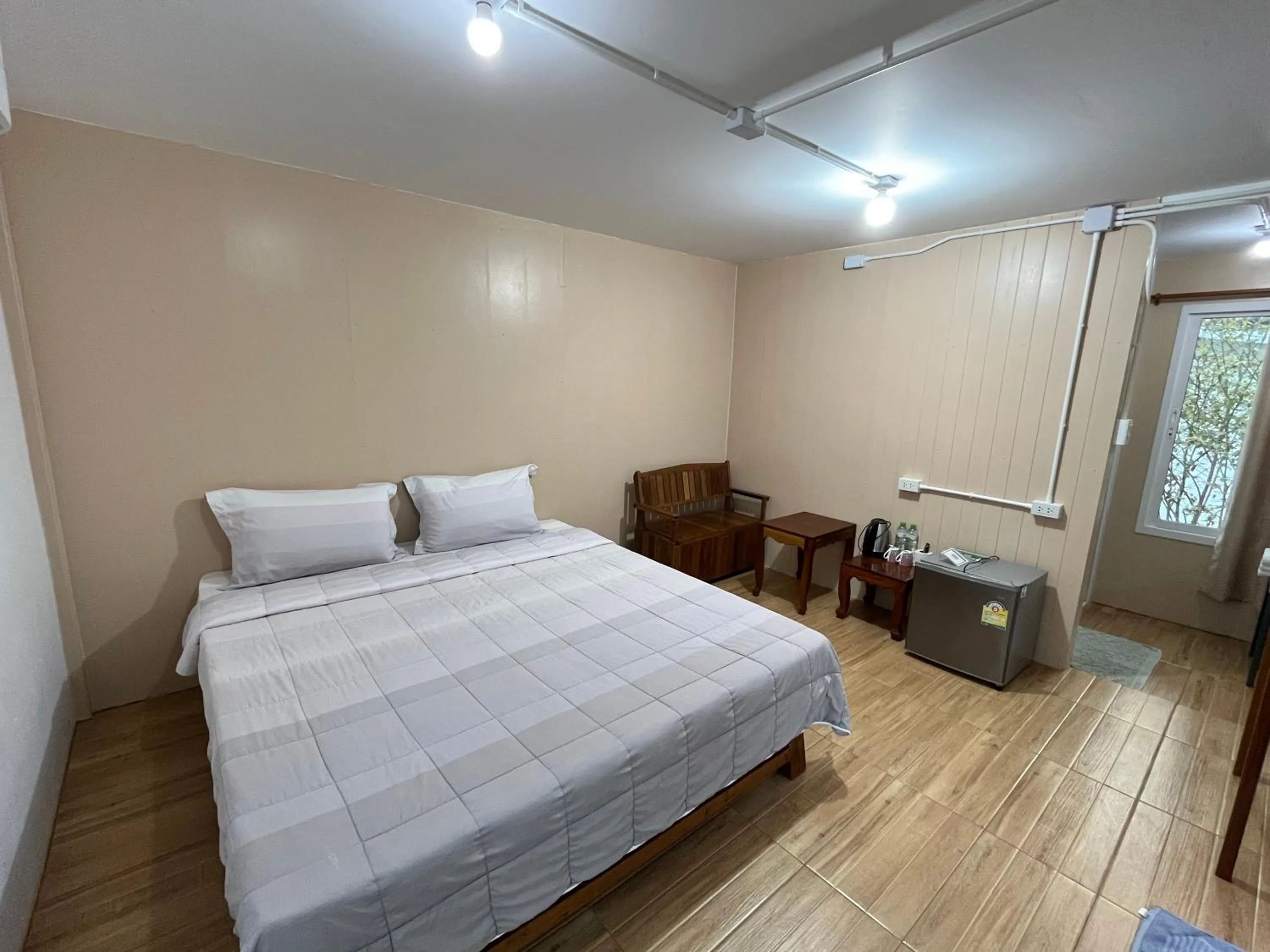 Bed in Sangkaset Resort