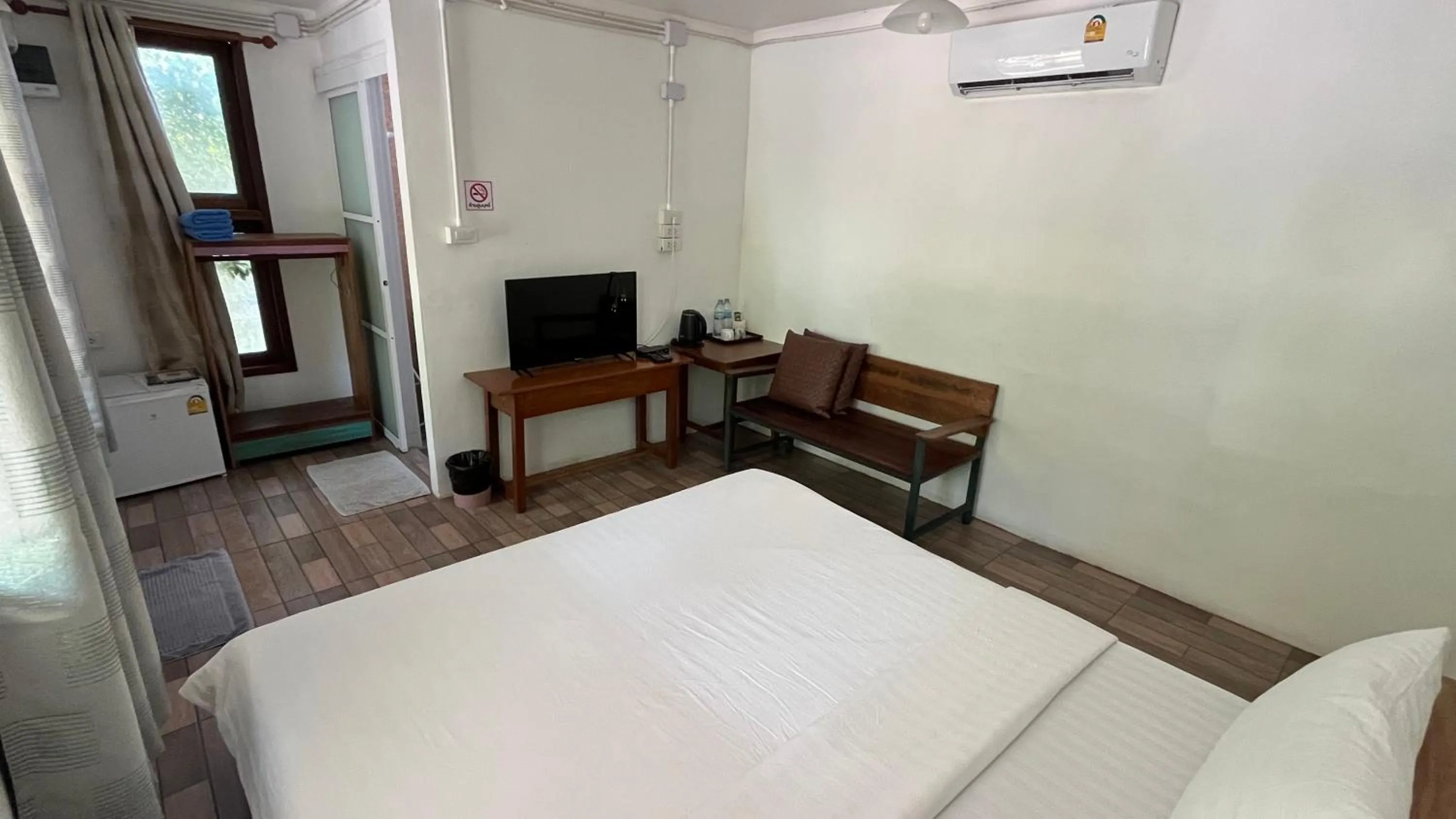 Bed in Sangkaset Resort