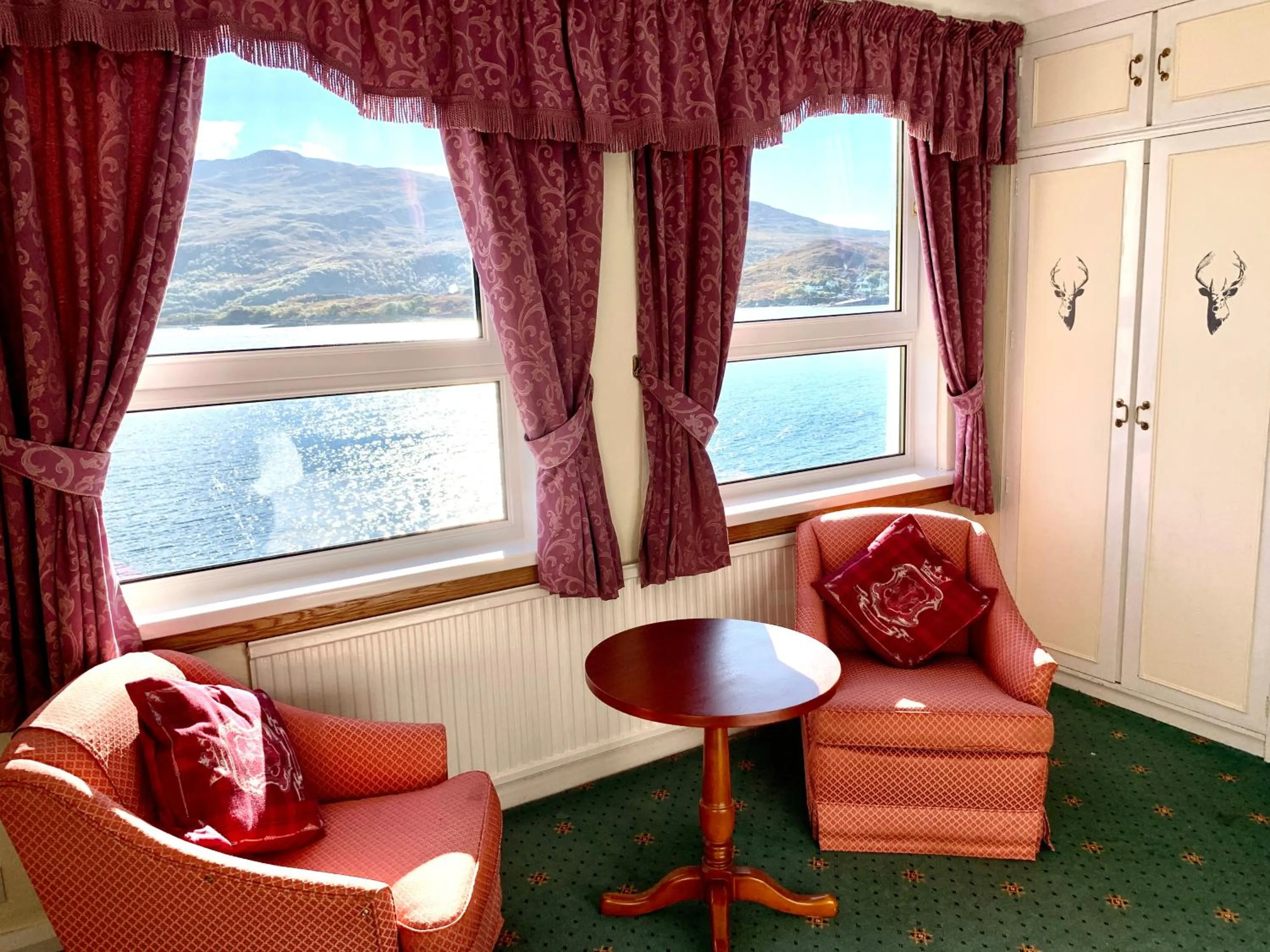 Seating area in Skye View Hotel