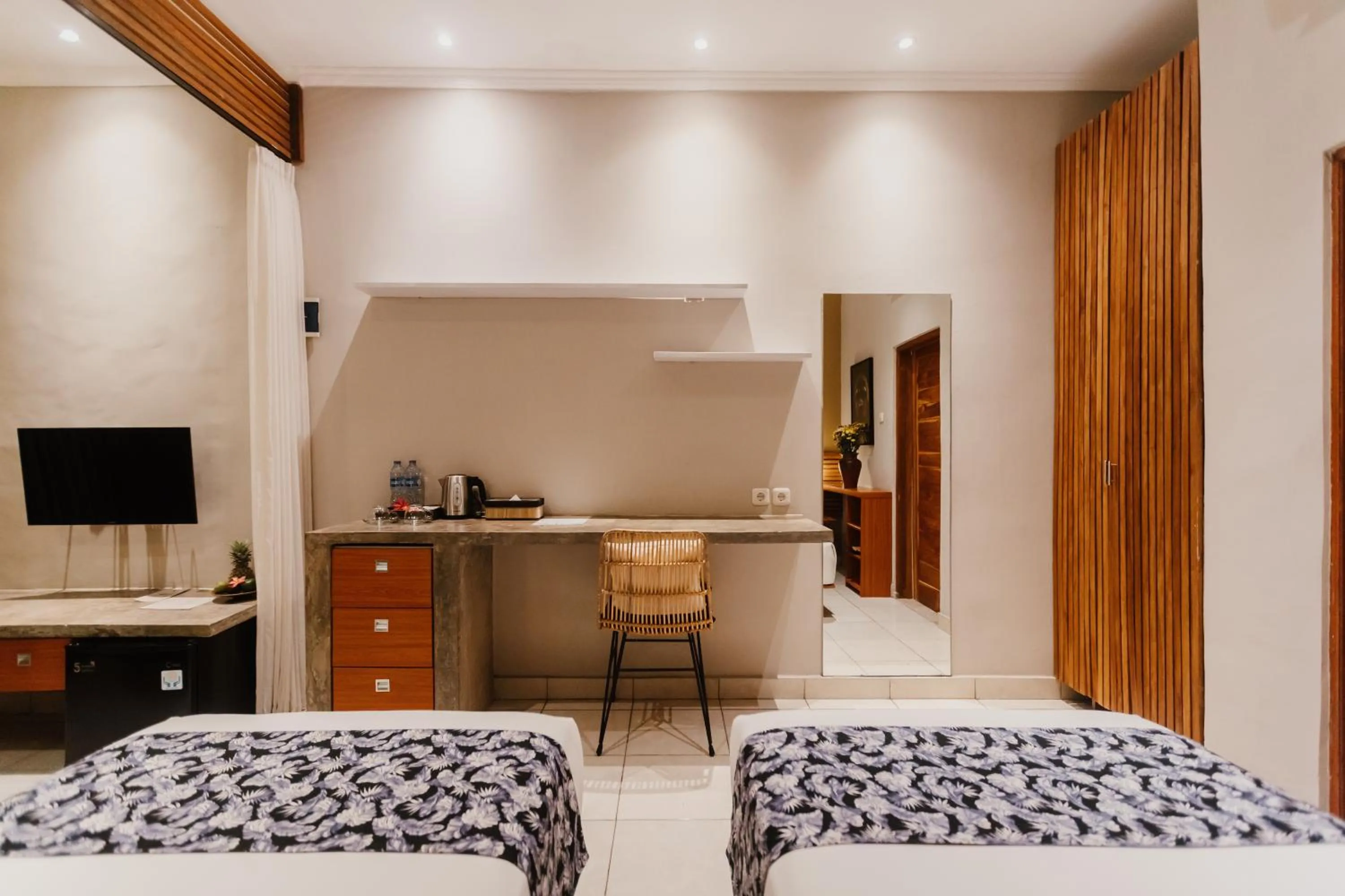 Bed in Pangkung Sari Bed and Breakfast