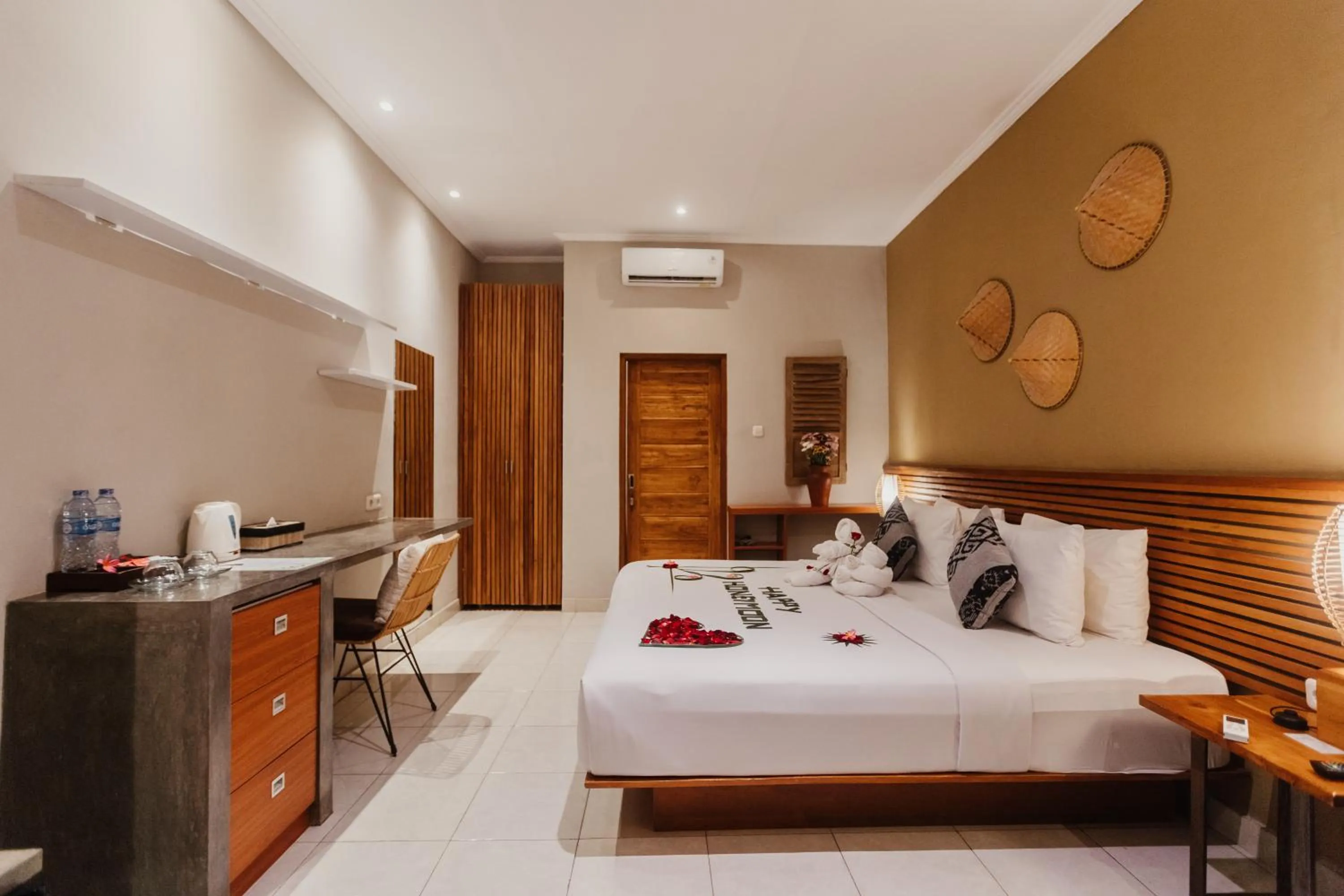 Bed in Pangkung Sari Bed and Breakfast