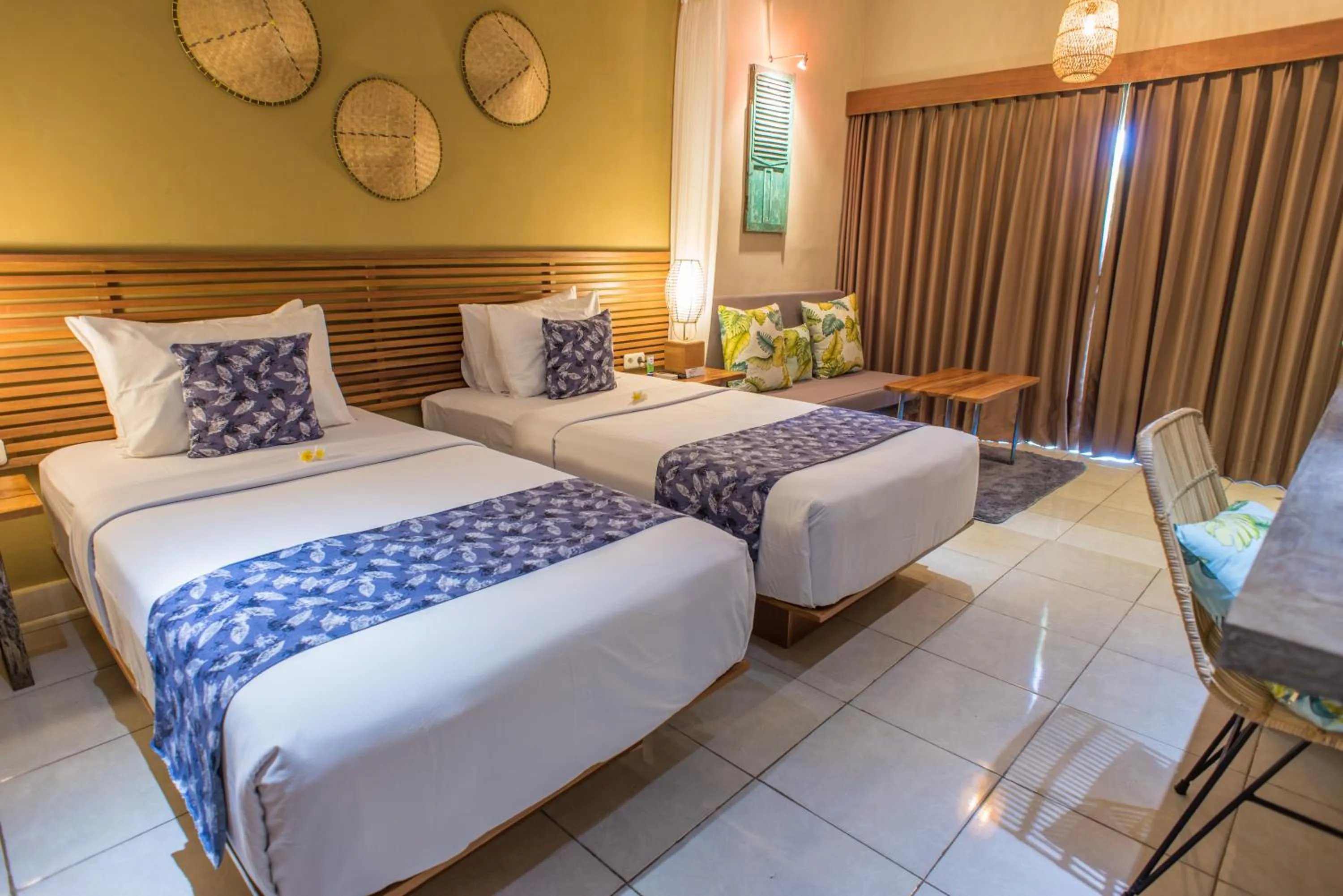 Bed in Pangkung Sari Bed and Breakfast