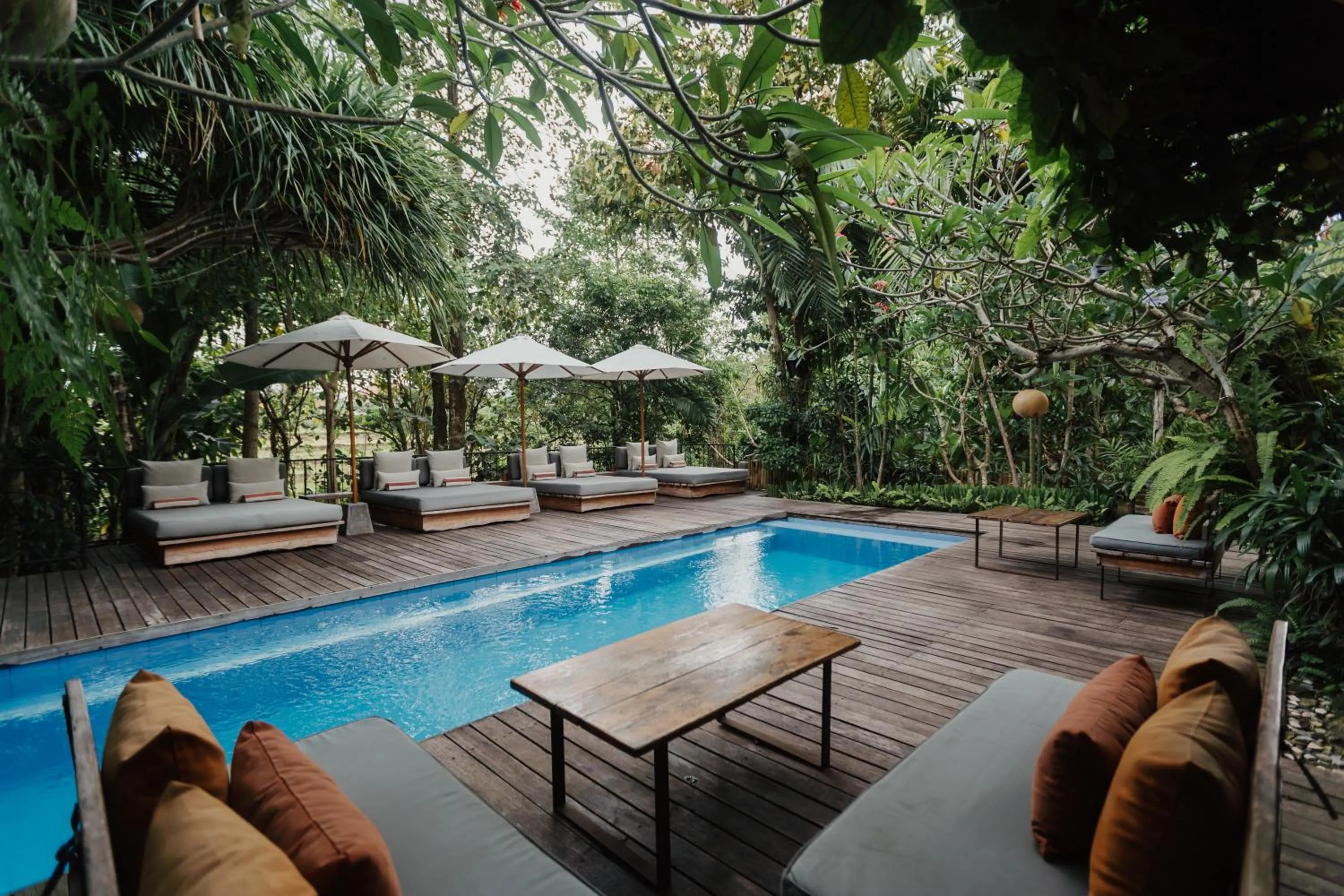 Patio in Pangkung Sari Bed and Breakfast