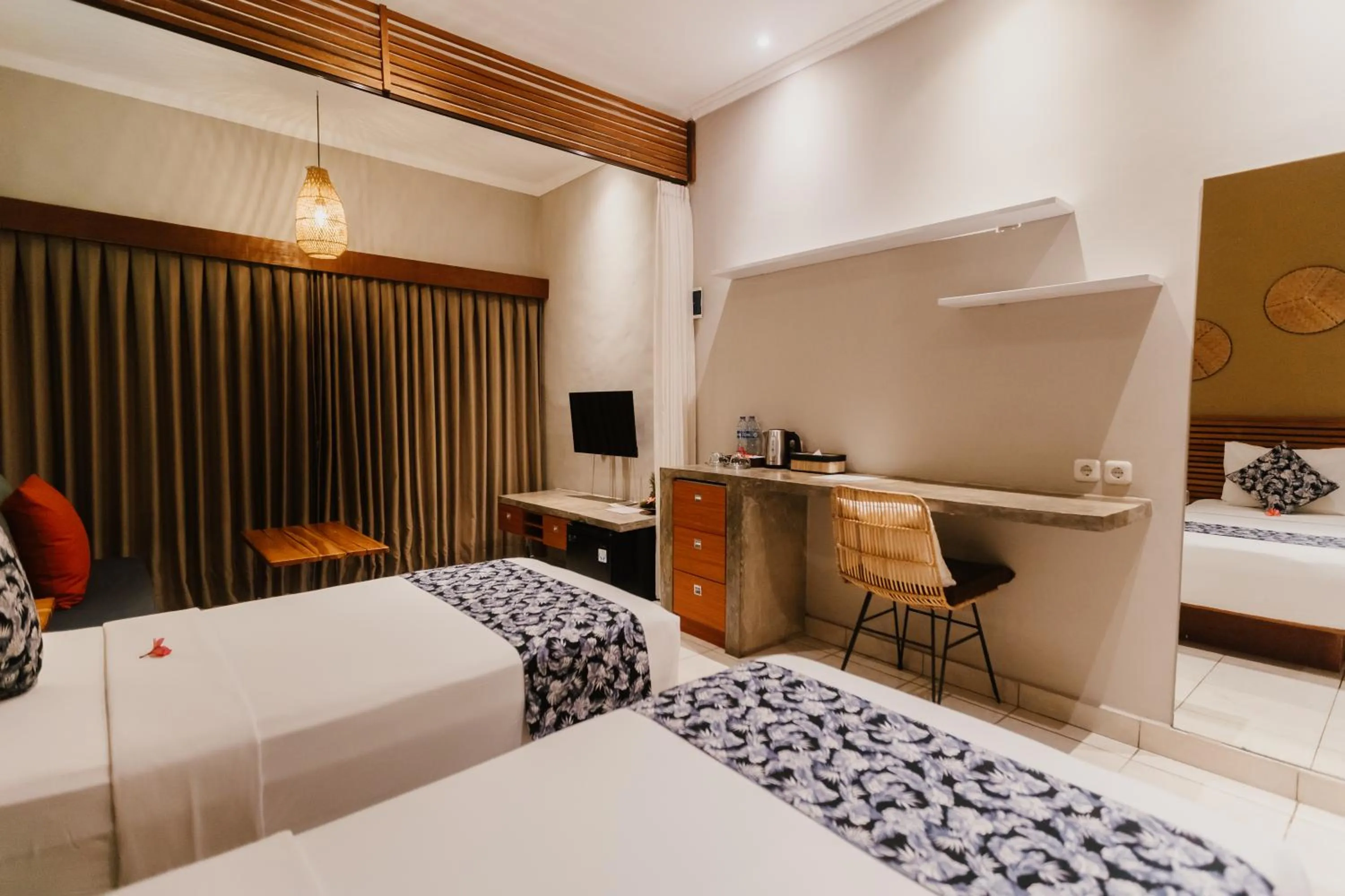 Bed in Pangkung Sari Bed and Breakfast