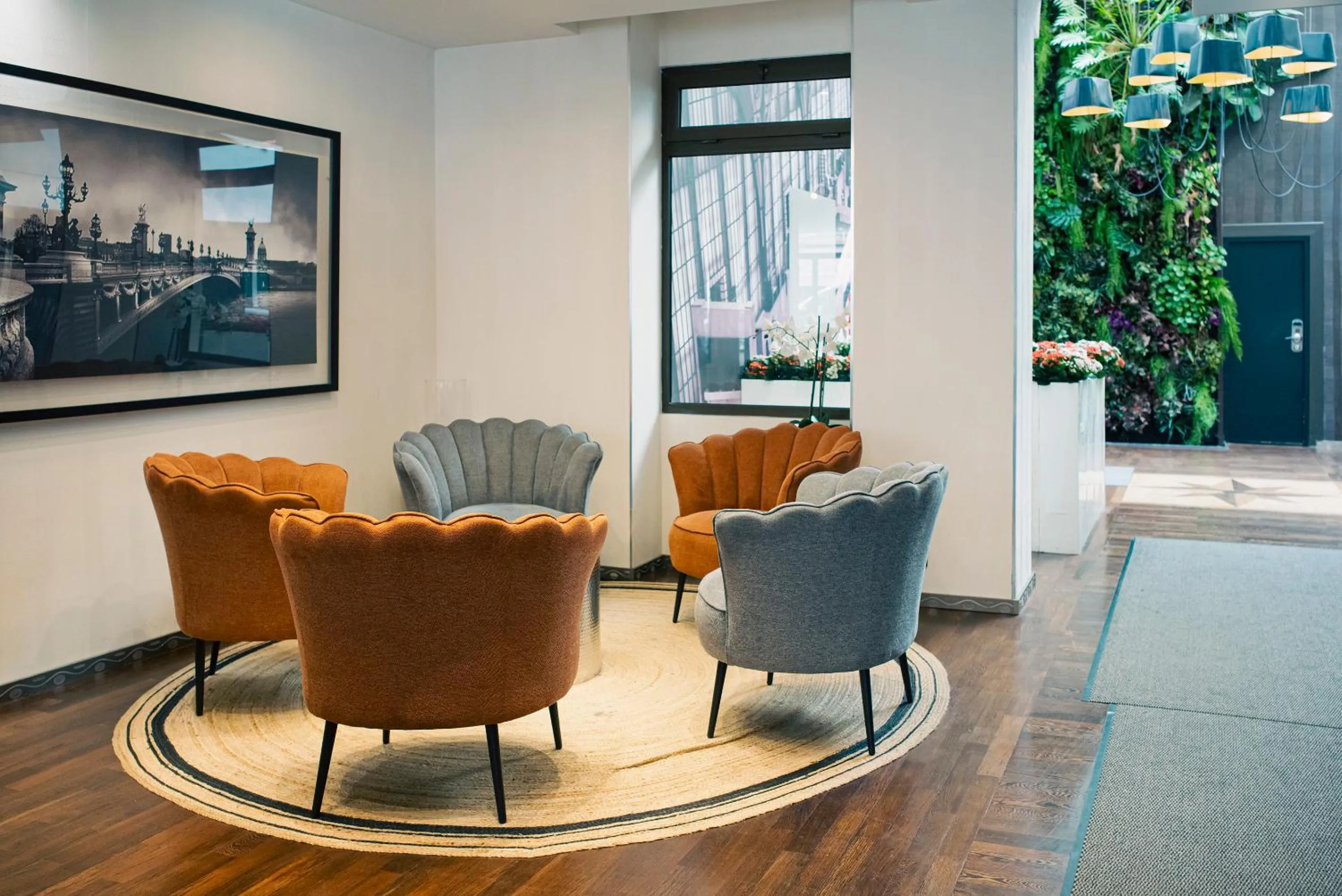 Lobby or reception in Hotel Aida Marais