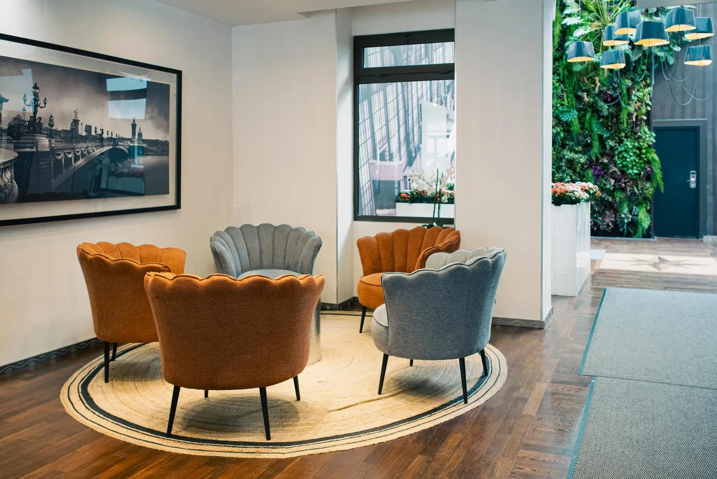 Lobby or reception in Hotel Aida Marais Lobby or reception in Hotel Aida Marais