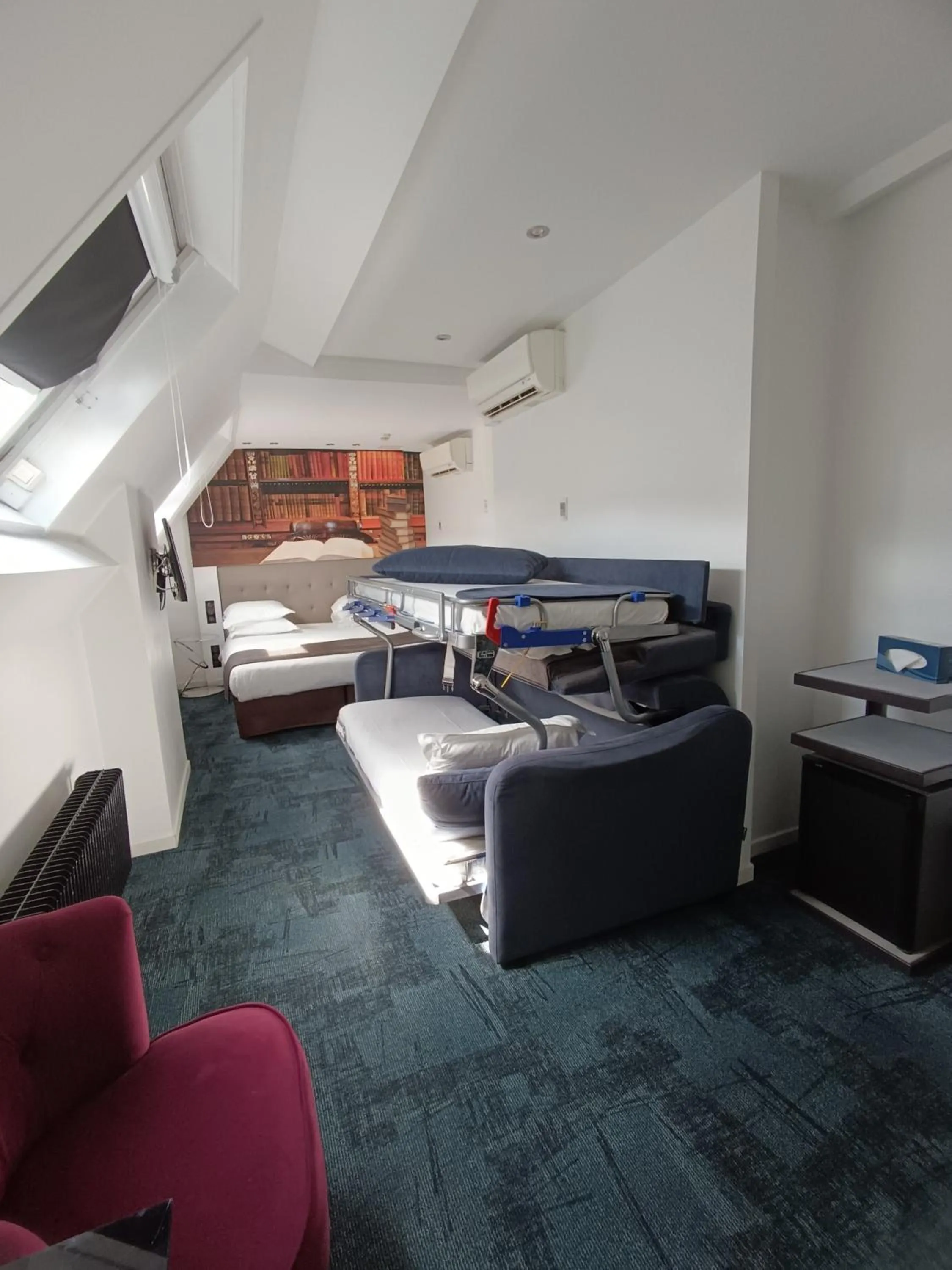 Bed in Hotel Aida Marais