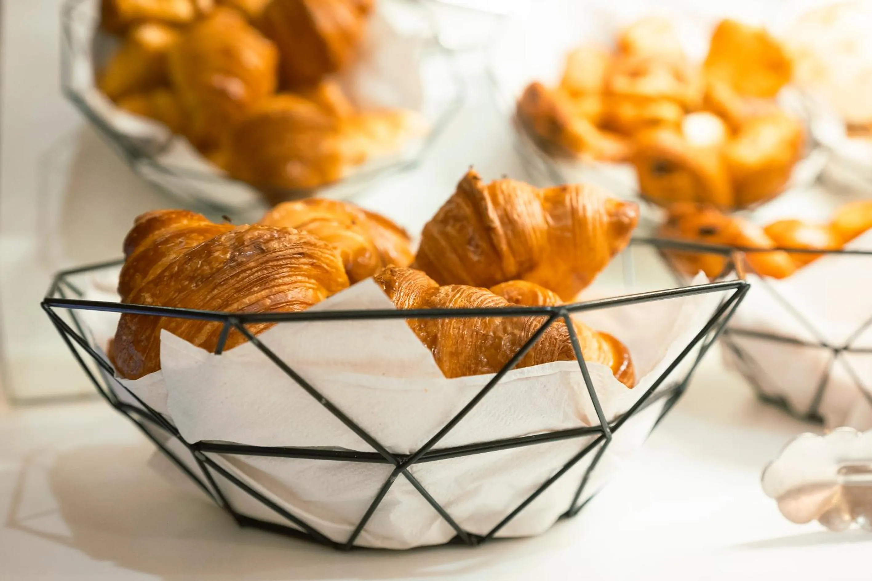 Buffet breakfast in Hotel Aida Marais