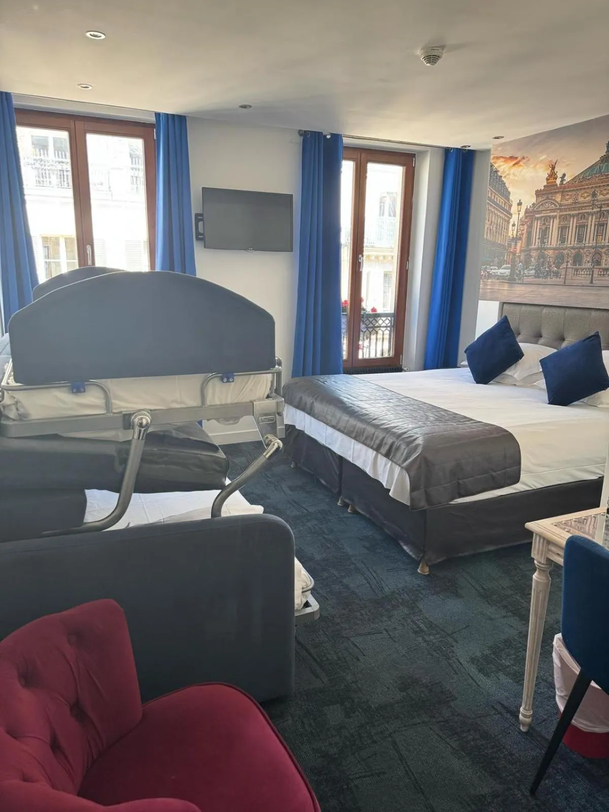 Decorative detail, Bed in Hotel Aida Marais