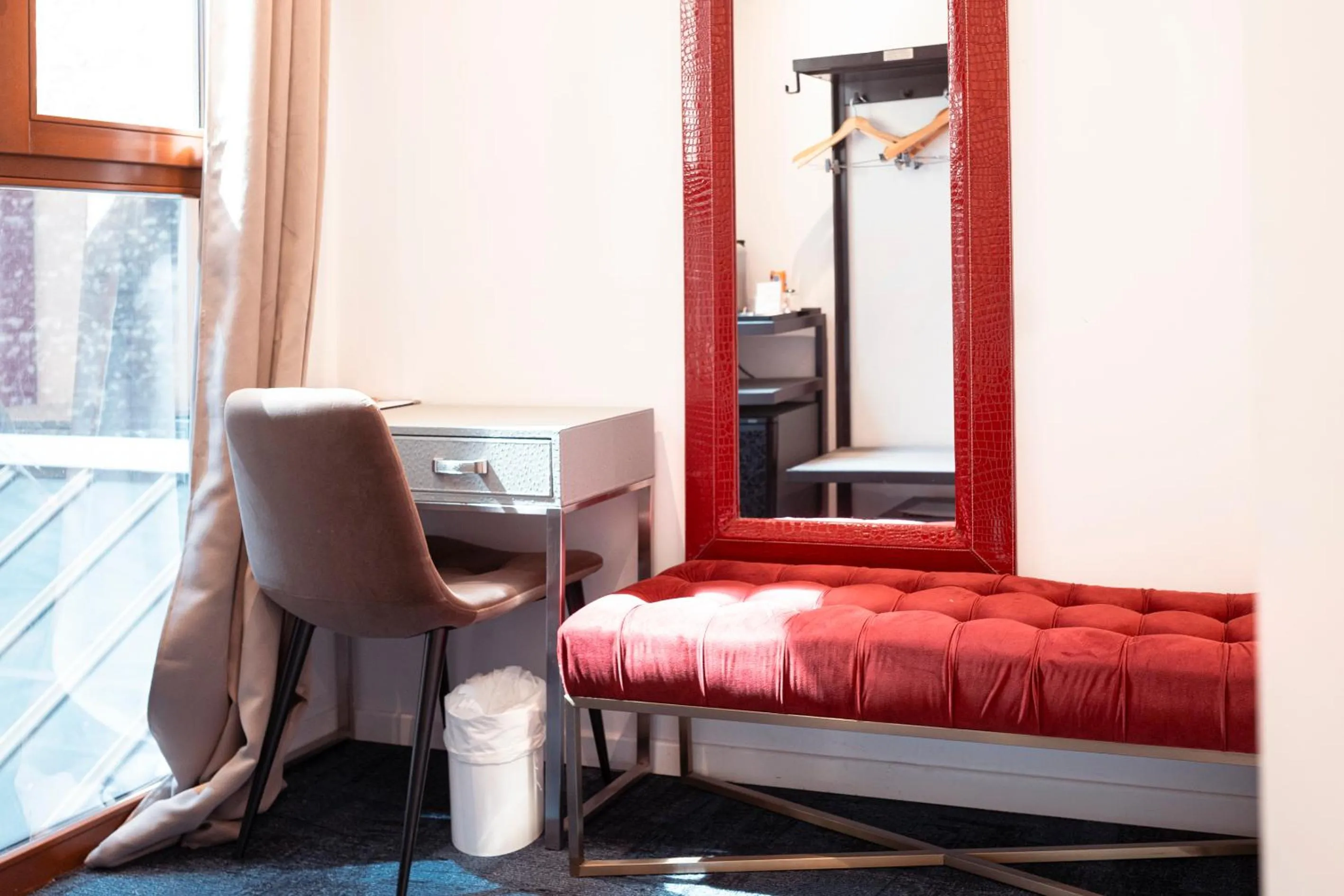 Decorative detail, Bed in Hotel Aida Marais