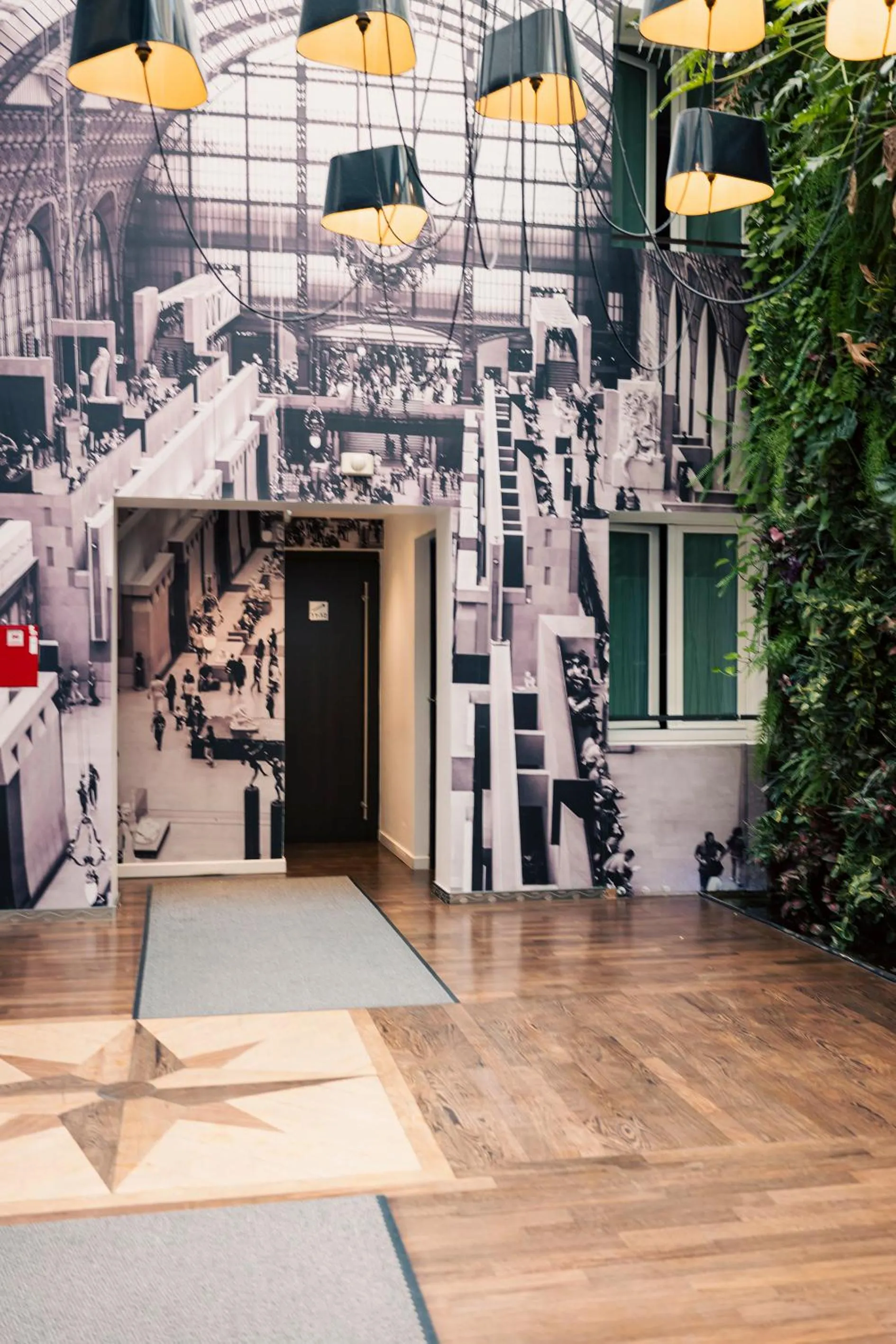 Patio in Hotel Aida Marais