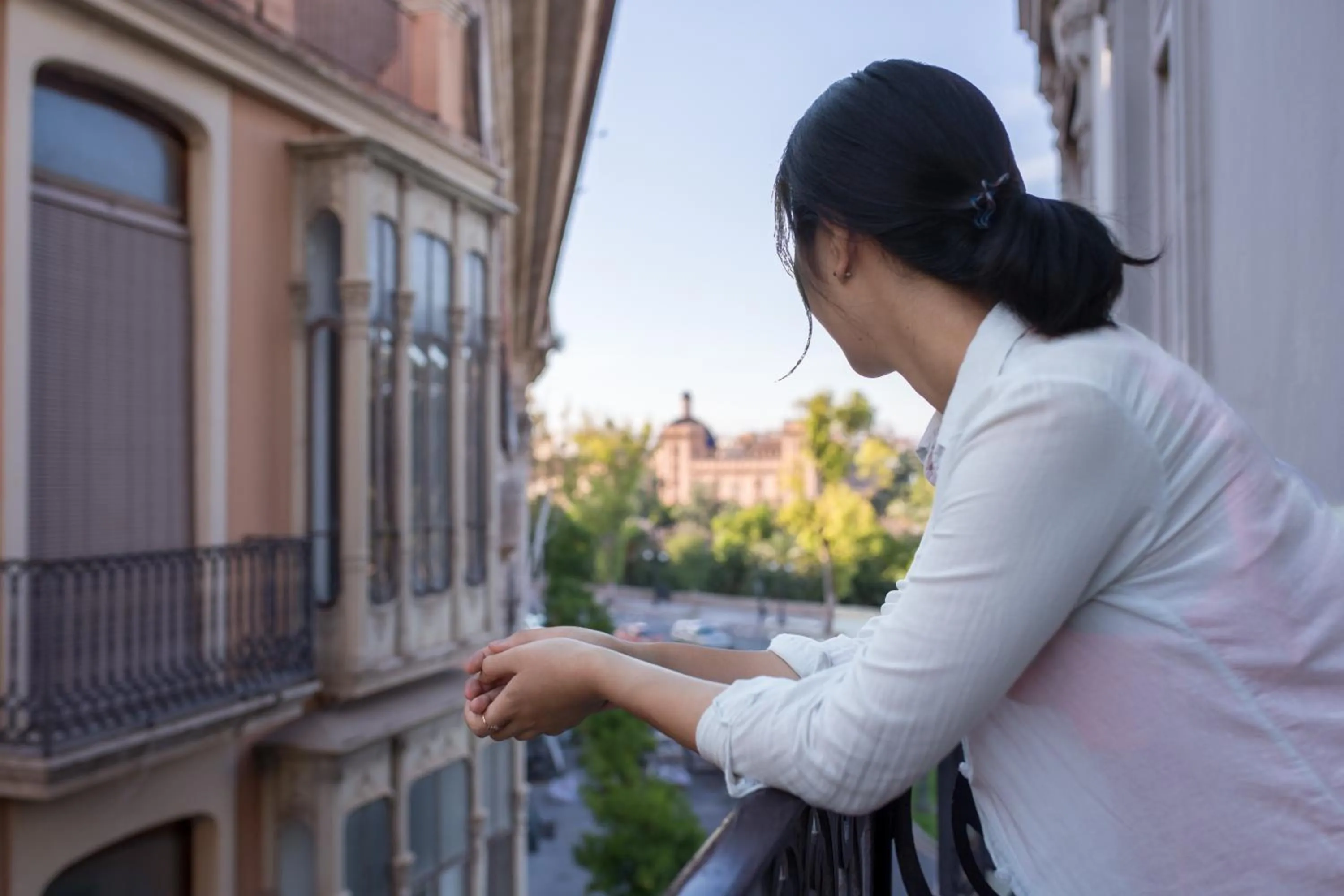 Balcony/Terrace in River Hostel