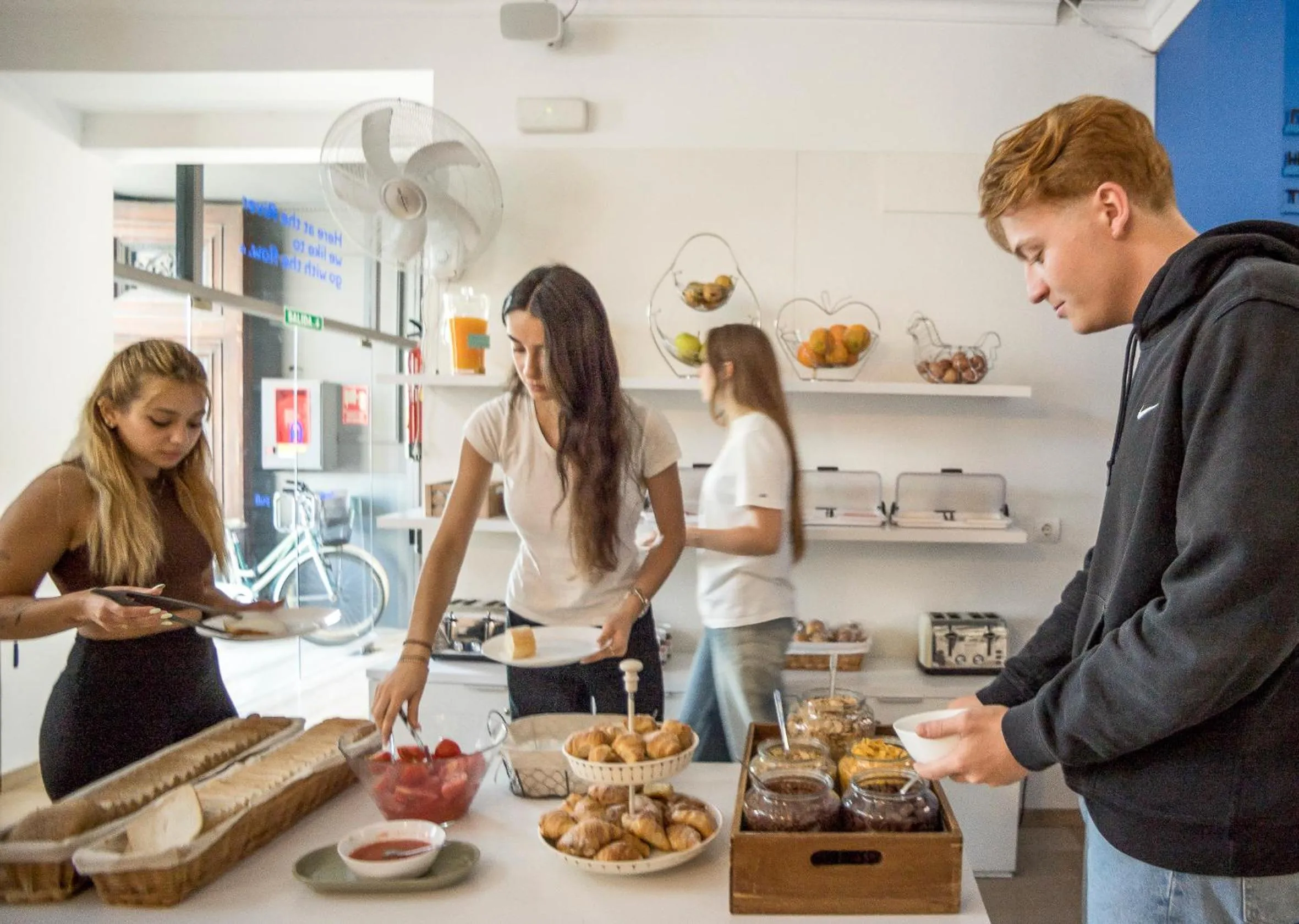 Breakfast in River Hostel