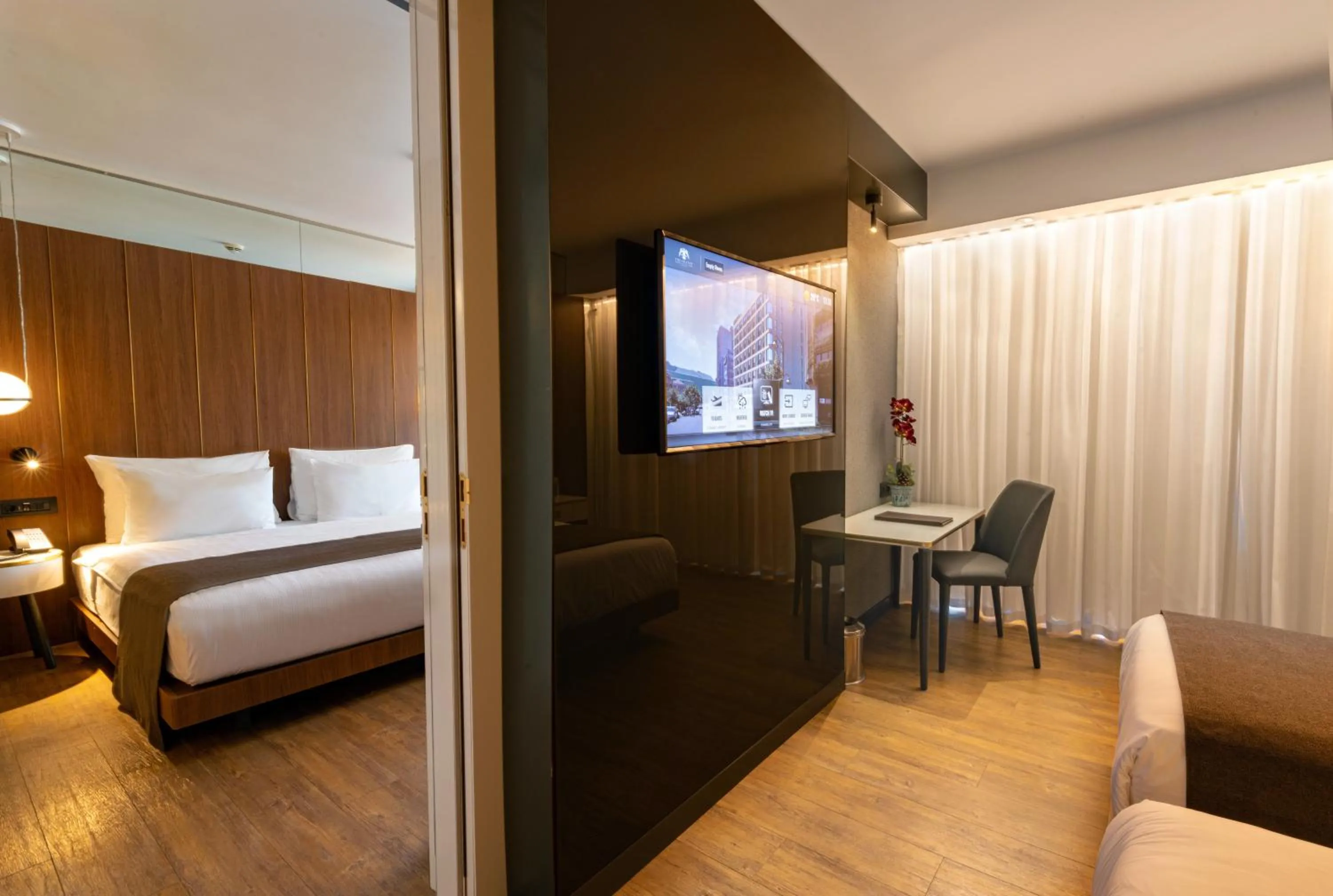 Bed in The Craton Hotel Sisli