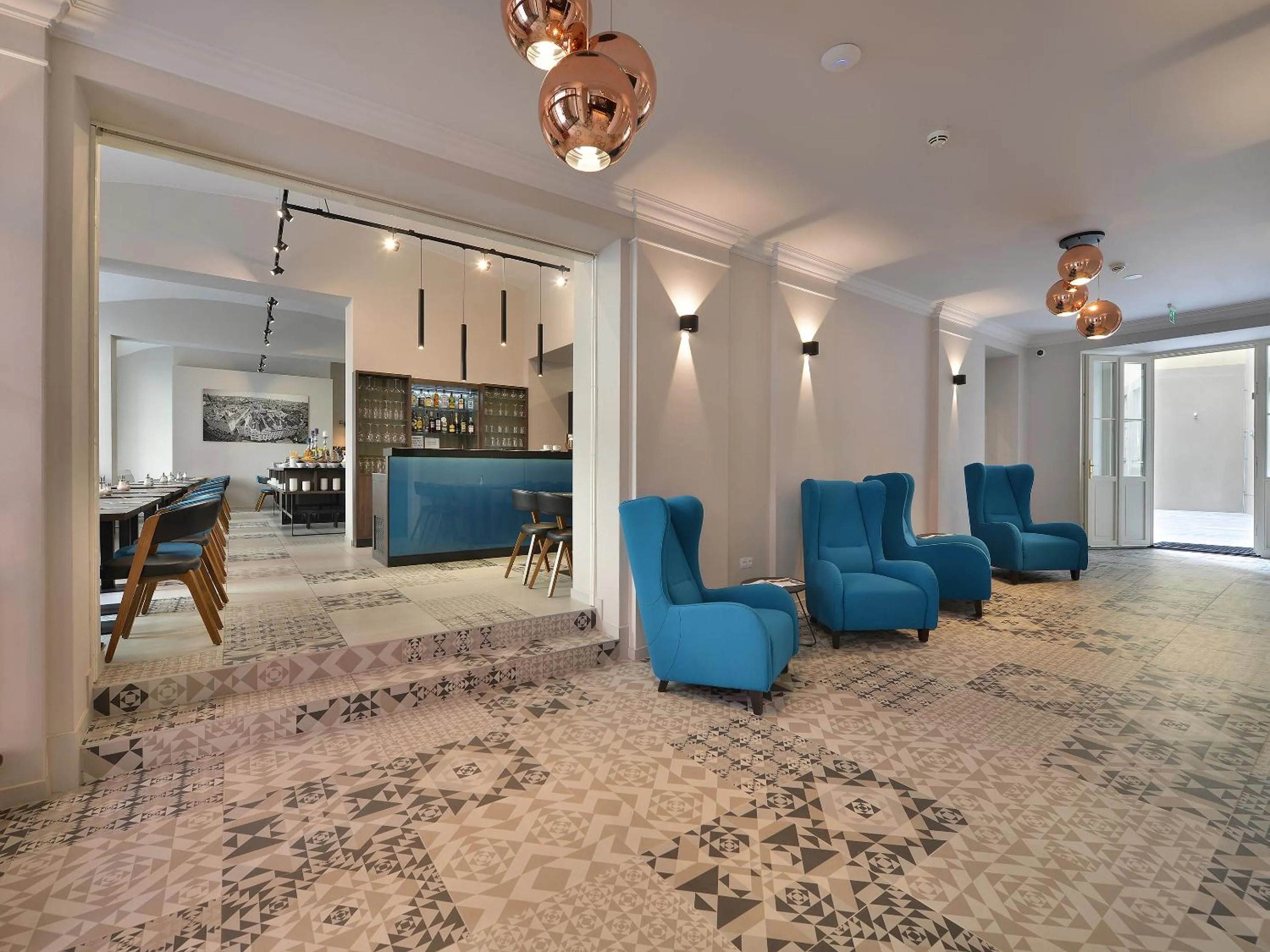 Lobby or reception in EA Hotel New Town