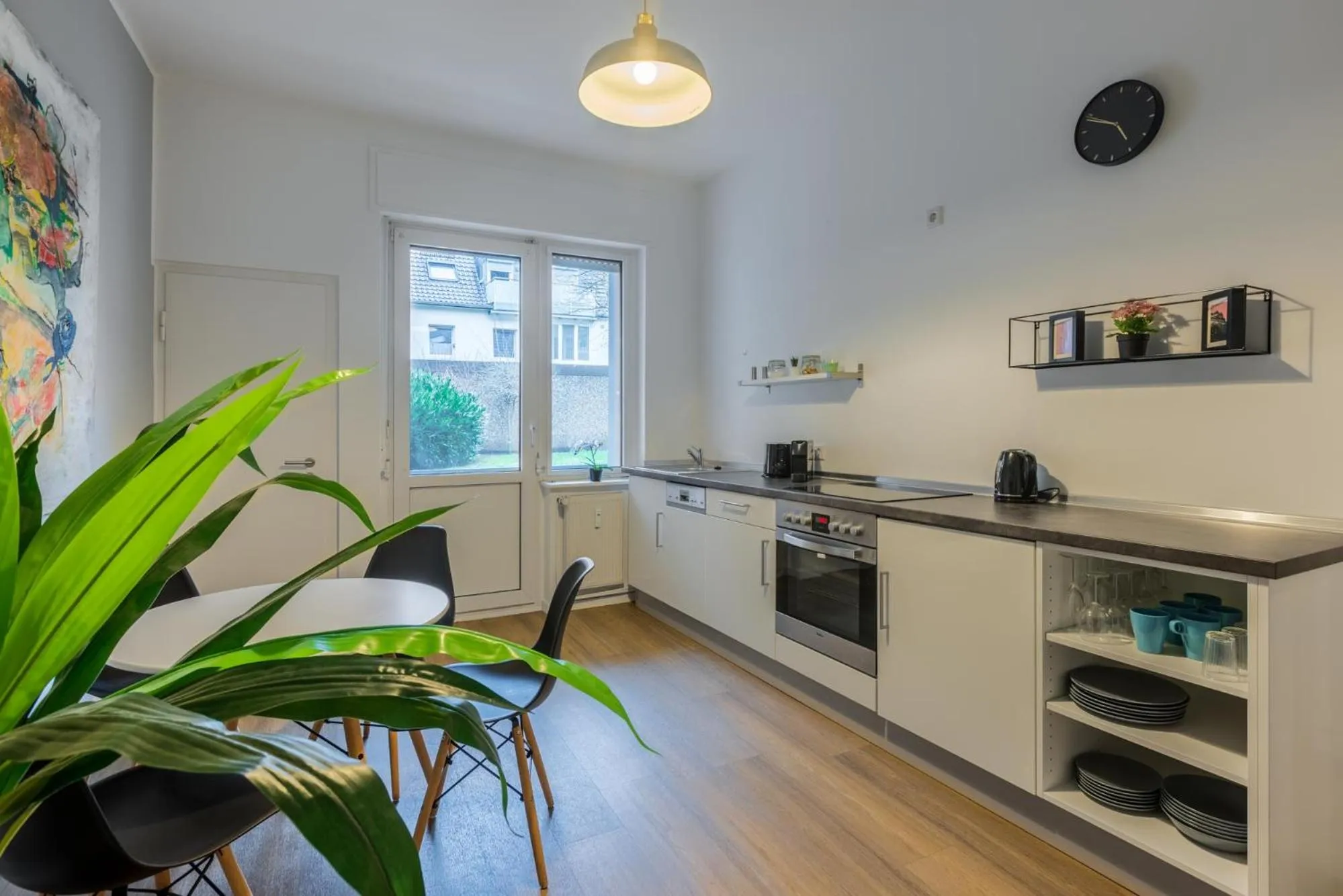Kitchen or kitchenette in Glück Auf Appartements Rembrandtstraße Essen