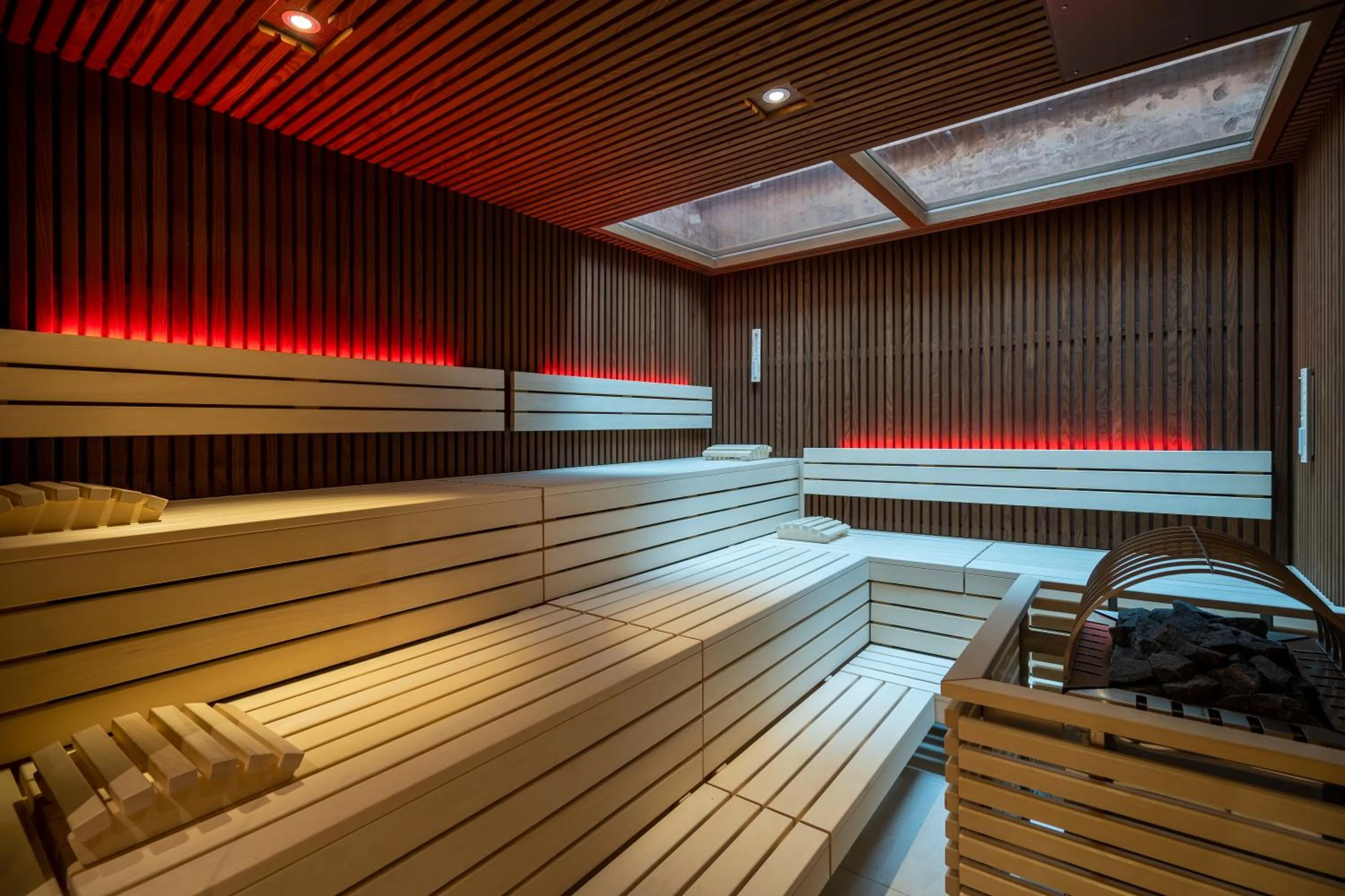 Sauna in Resort La Ginabelle