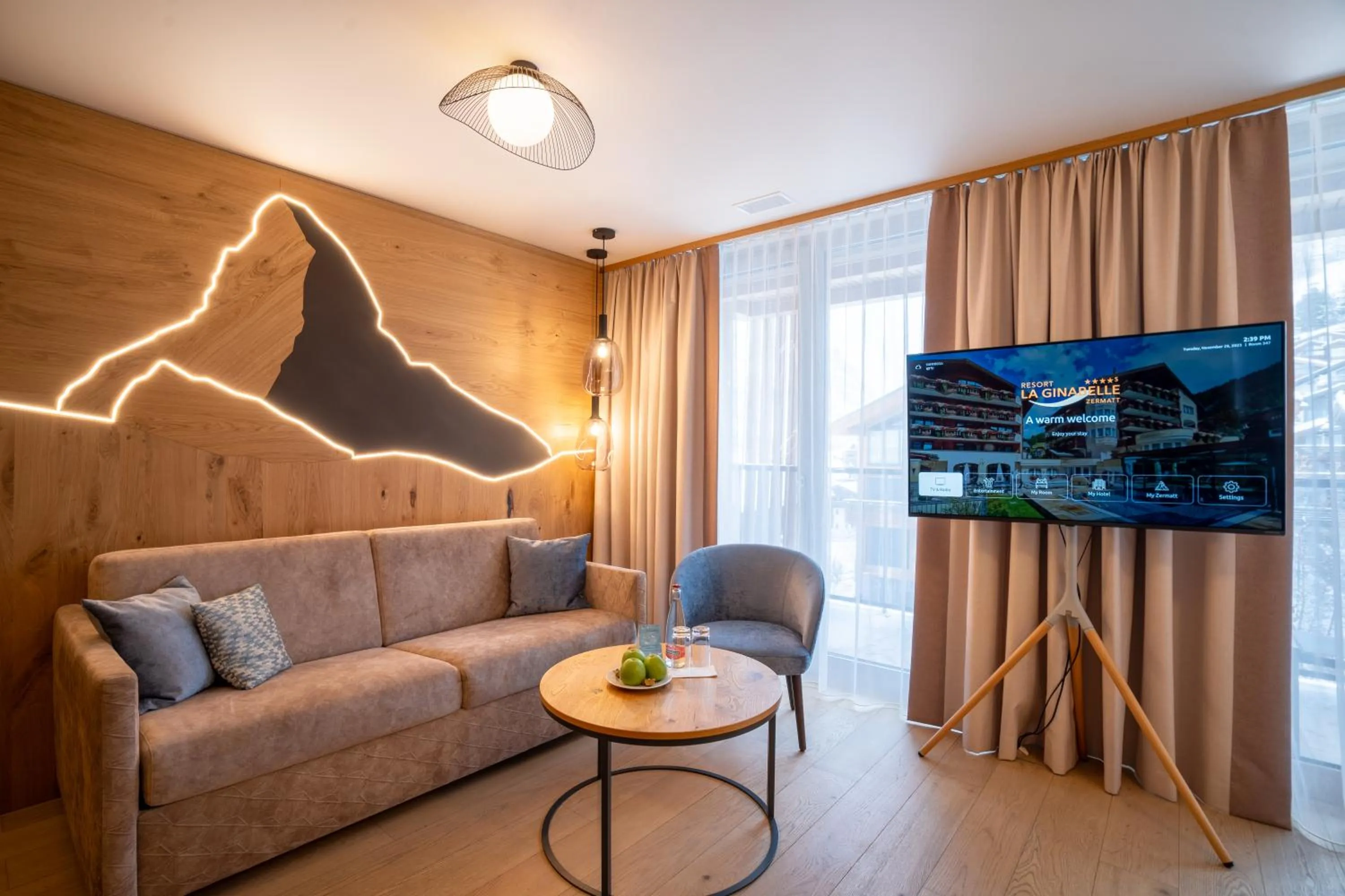 Living room in Resort La Ginabelle