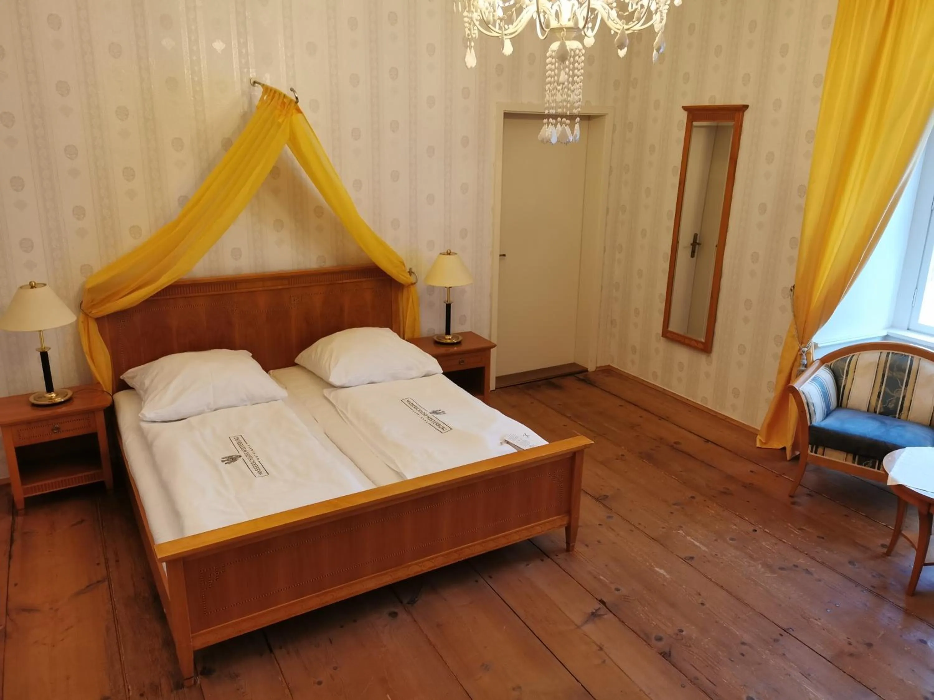 Photo of the whole room, Bed in Hotel & Spa Wasserschloss Westerburg