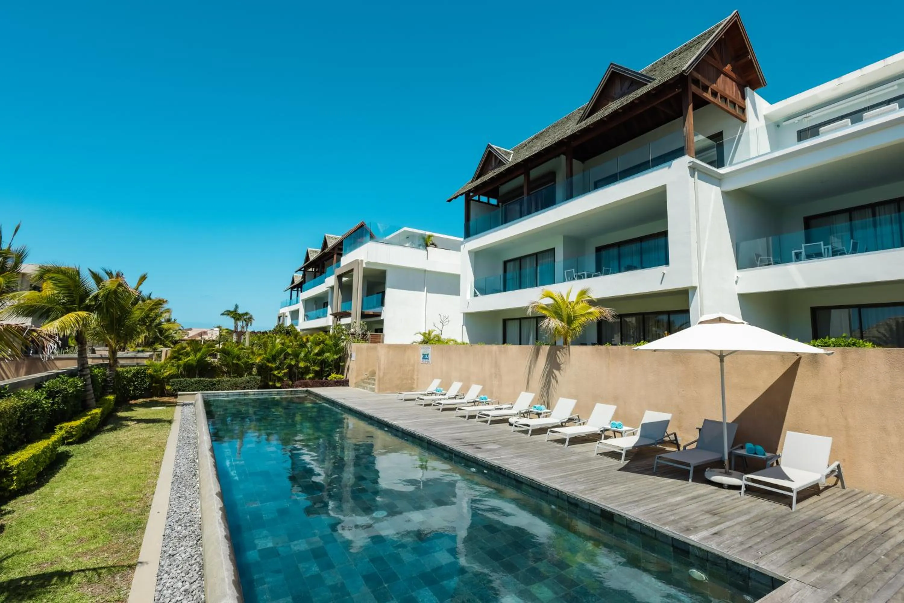 Swimming pool in Mythic Suites & Villas by MJ Holidays