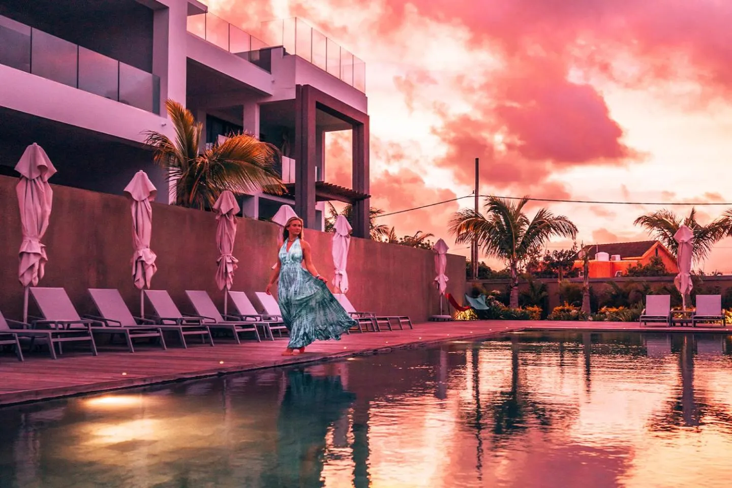 Swimming pool in Mythic Suites & Villas by MJ Holidays