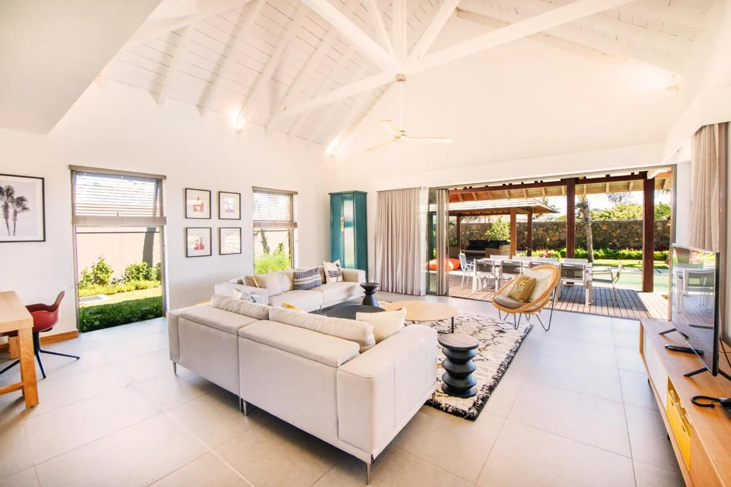 TV and multimedia in Mythic Suites & Villas by MJ Holidays