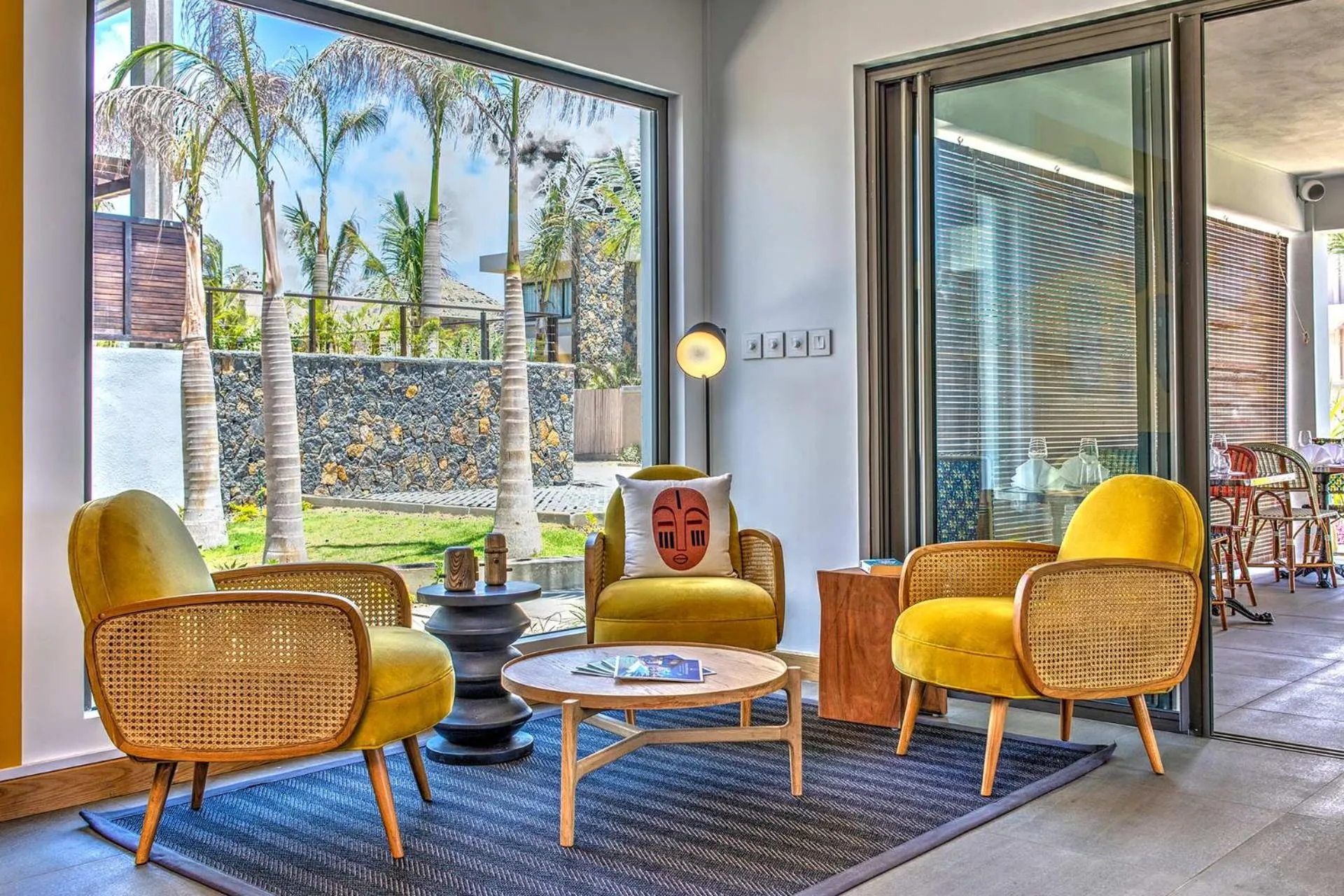 Living room in Mythic Suites & Villas by MJ Holidays