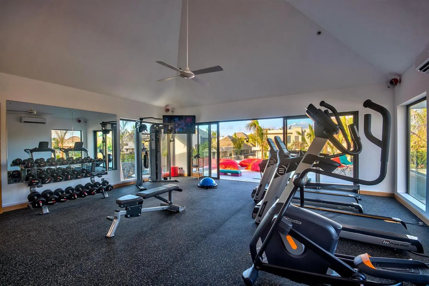 Fitness centre/facilities in Mythic Suites & Villas by MJ Holidays
