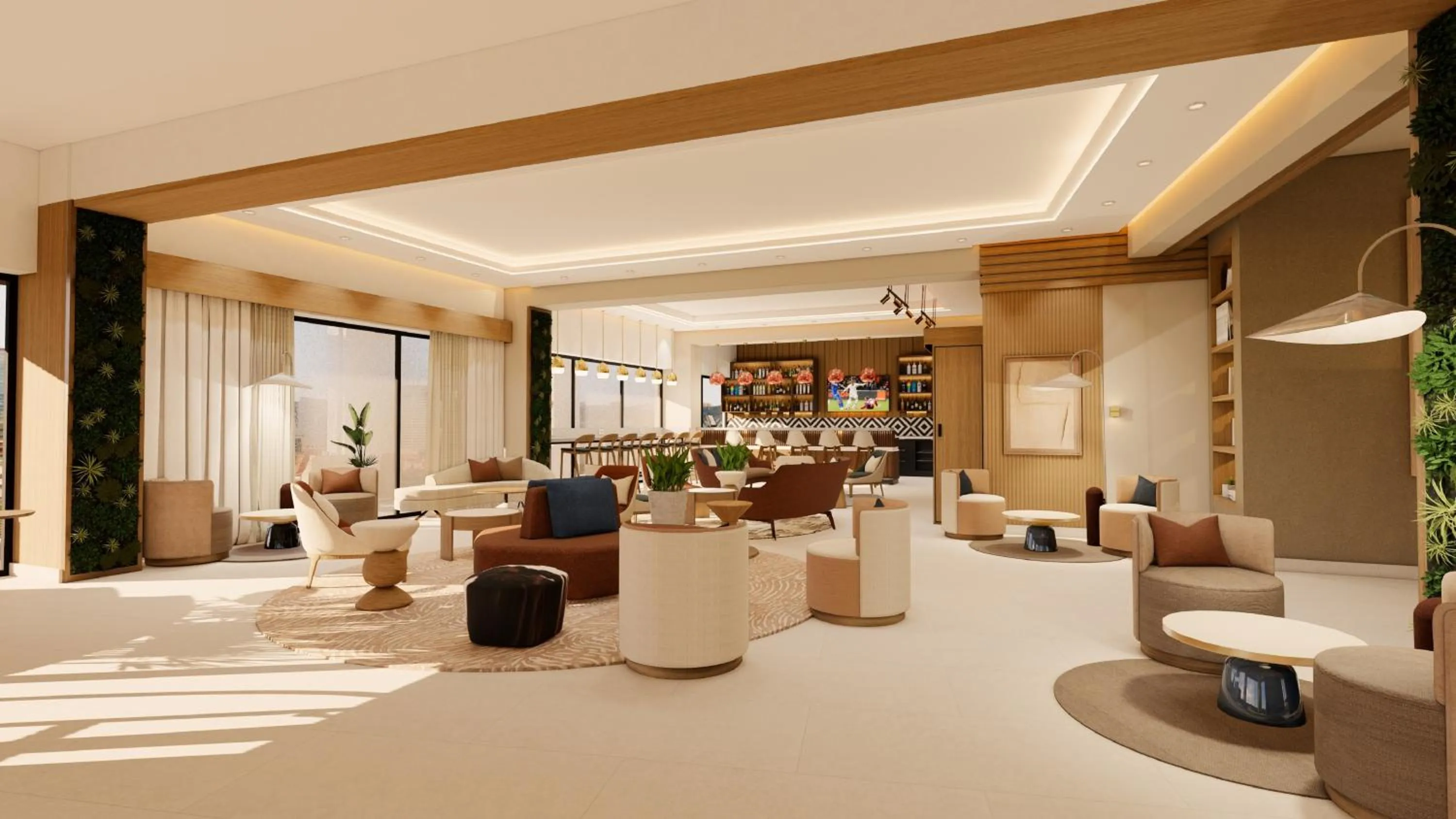 Communal lounge/ TV room in Le Centell Hotel & Spa