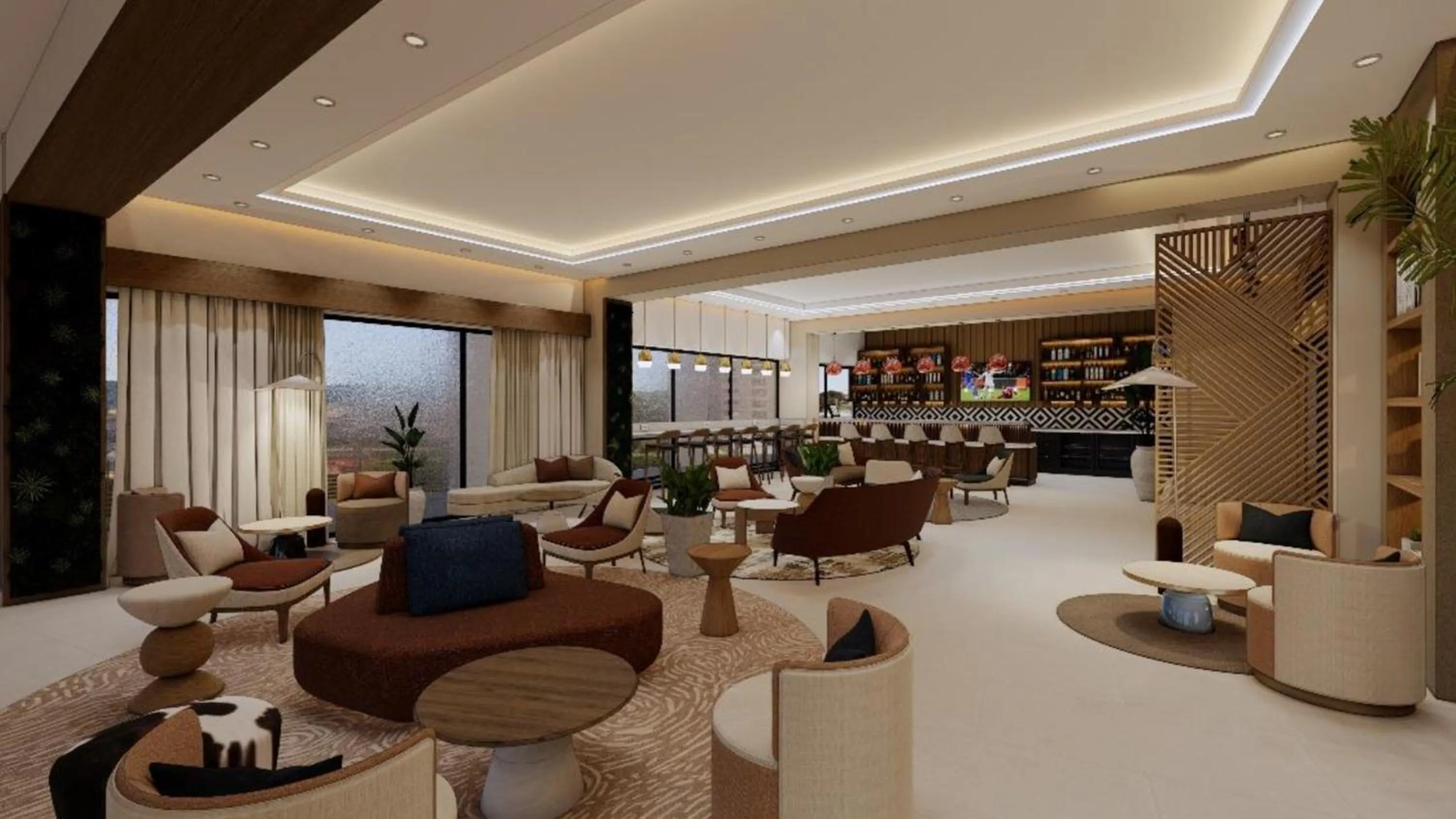 Communal lounge/ TV room in Le Centell Hotel & Spa