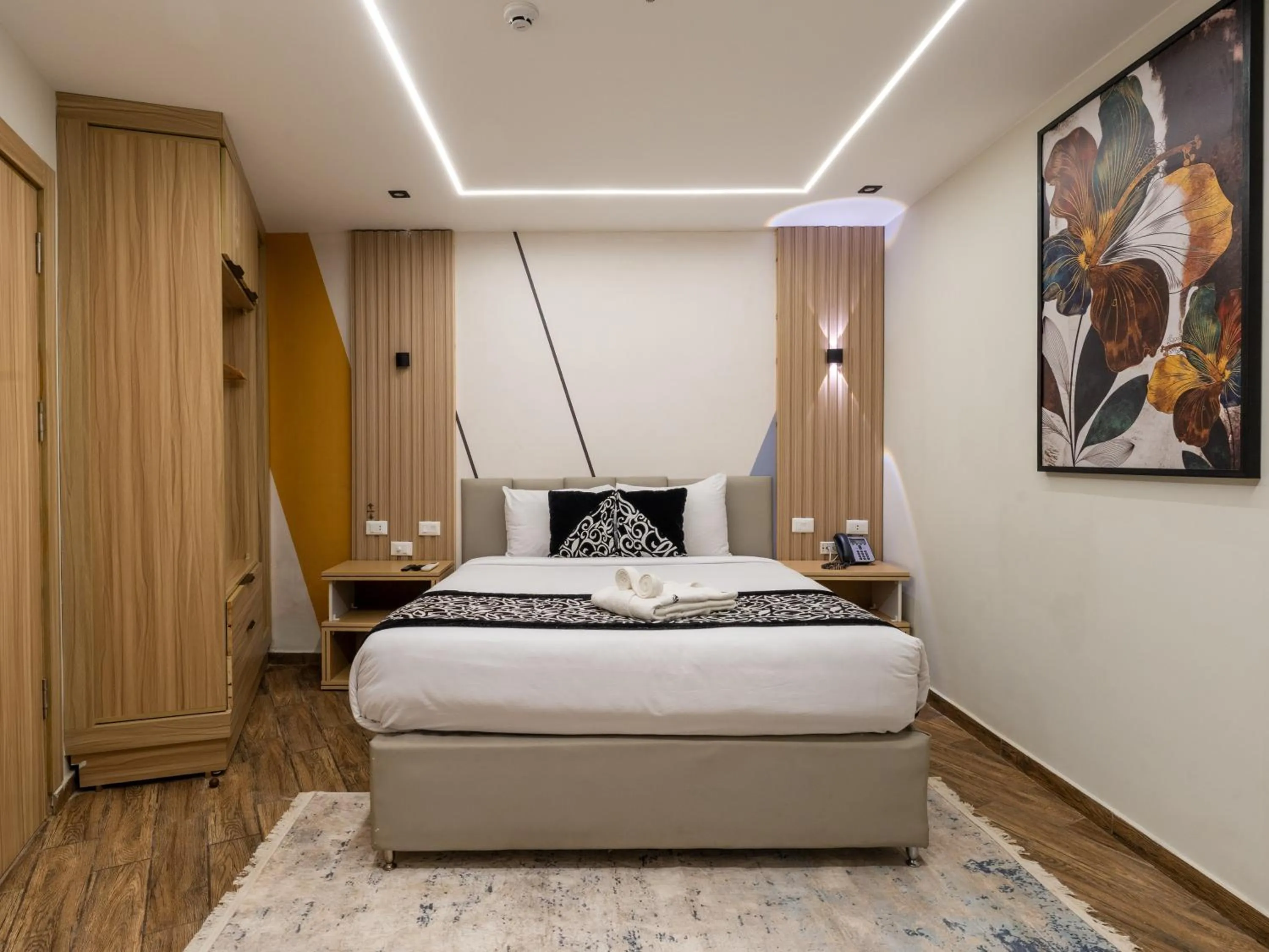 Bedroom, Bed in Panorama Ramsis Hotel & Cafe