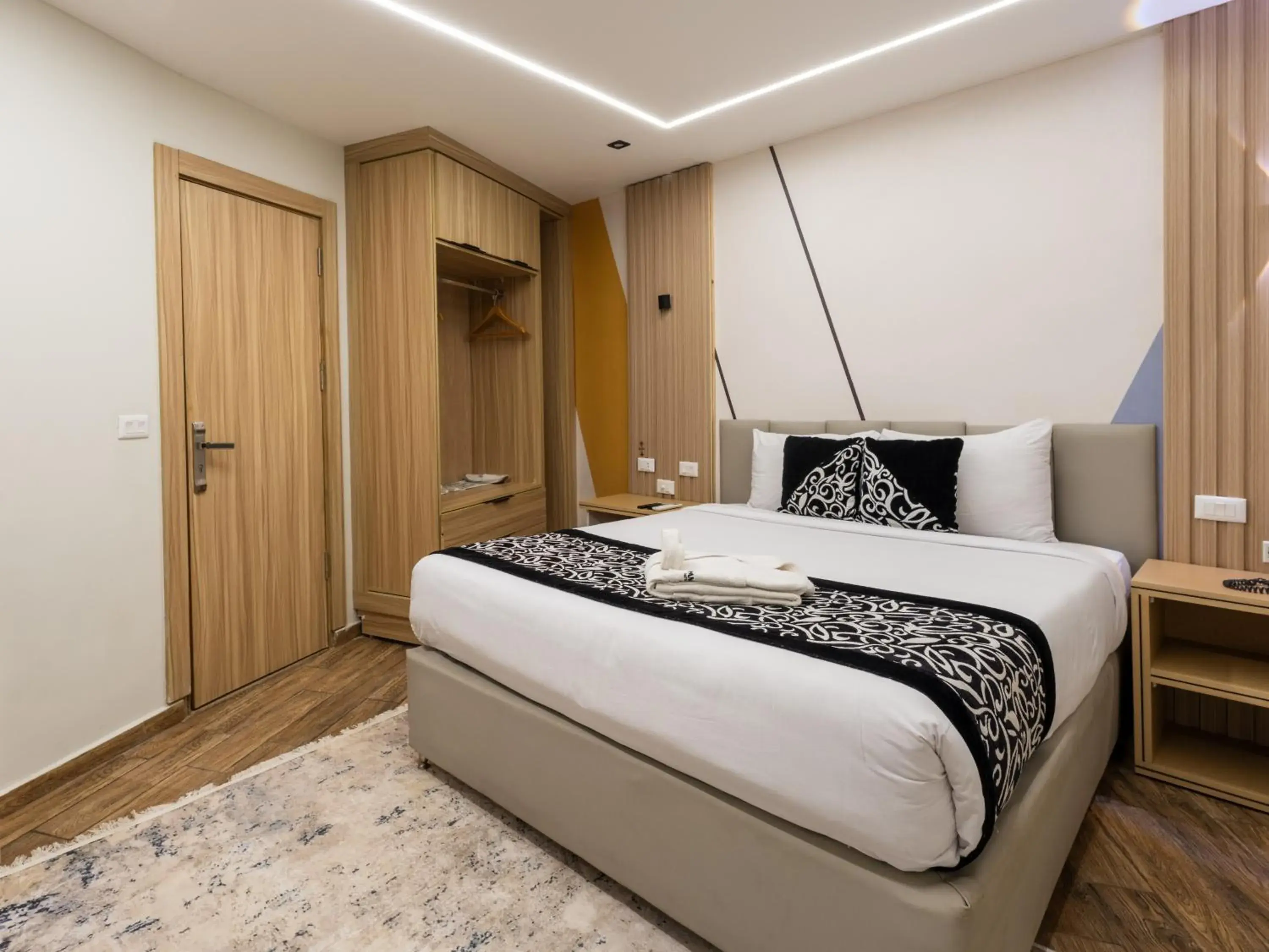 Bedroom, Bed in Panorama Ramsis Hotel & Cafe Bedroom, Bed in Panorama Ramsis Hotel & Cafe