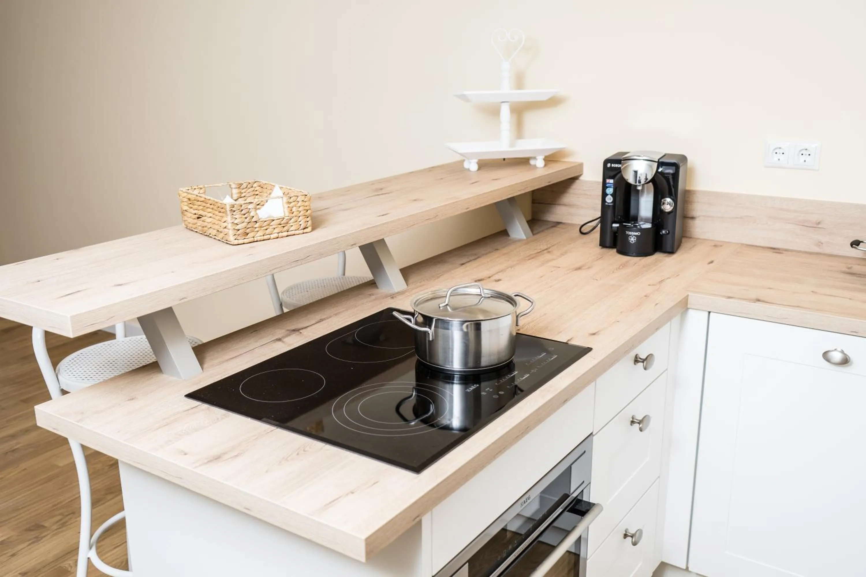 Kitchen or kitchenette in Hotel Haus Broichtal