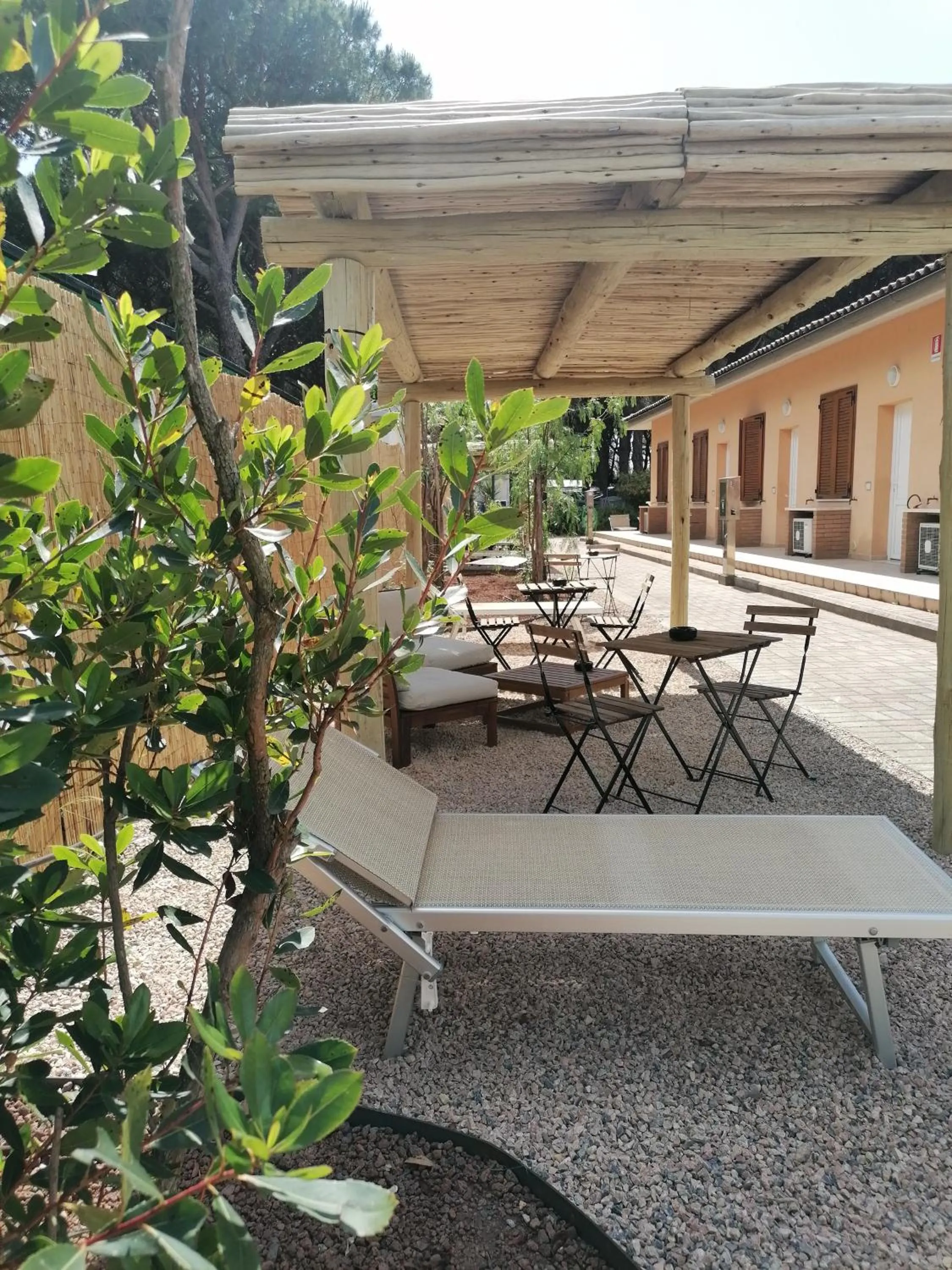 Garden view in Hotel Le Palme