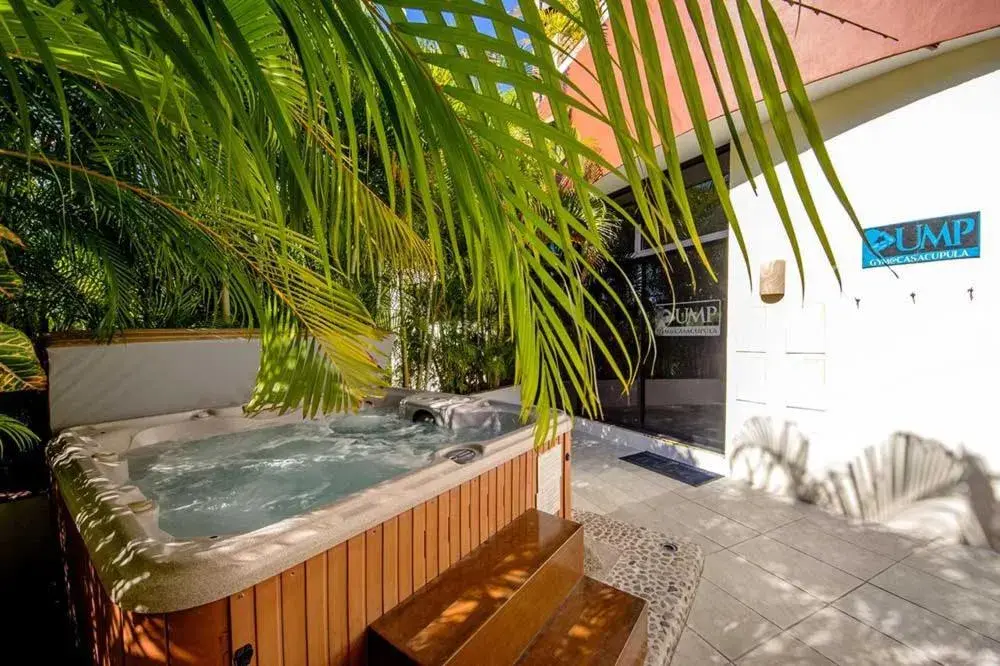 Hot Tub in Casa Cupula LGBT Luxury Resort Hot Tub in Casa Cupula LGBT Luxury Resort