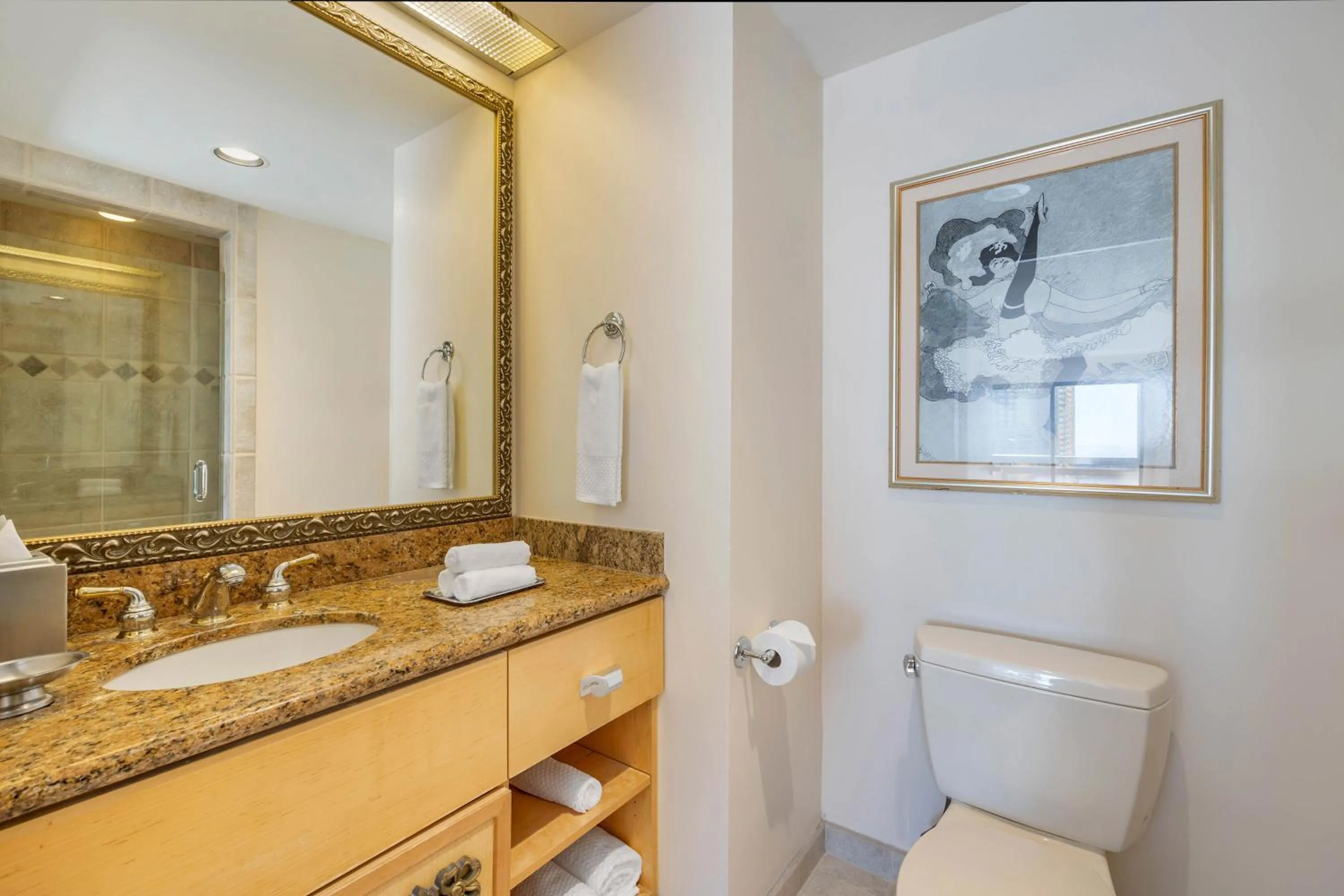 Bathroom in Hilton Vacation Club Polo Towers Las Vegas