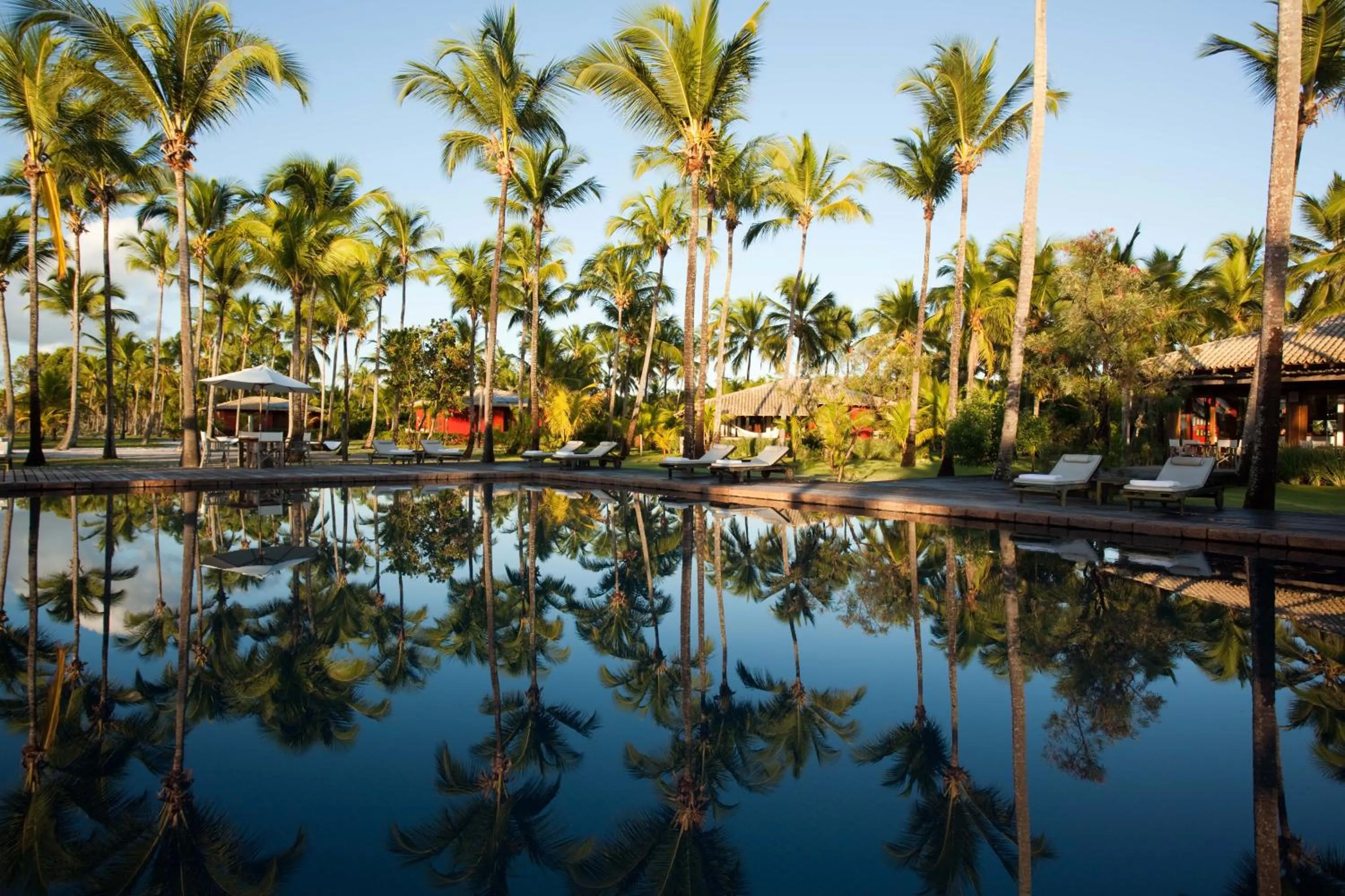 Swimming pool in Fazenda São Francisco do Corumbau